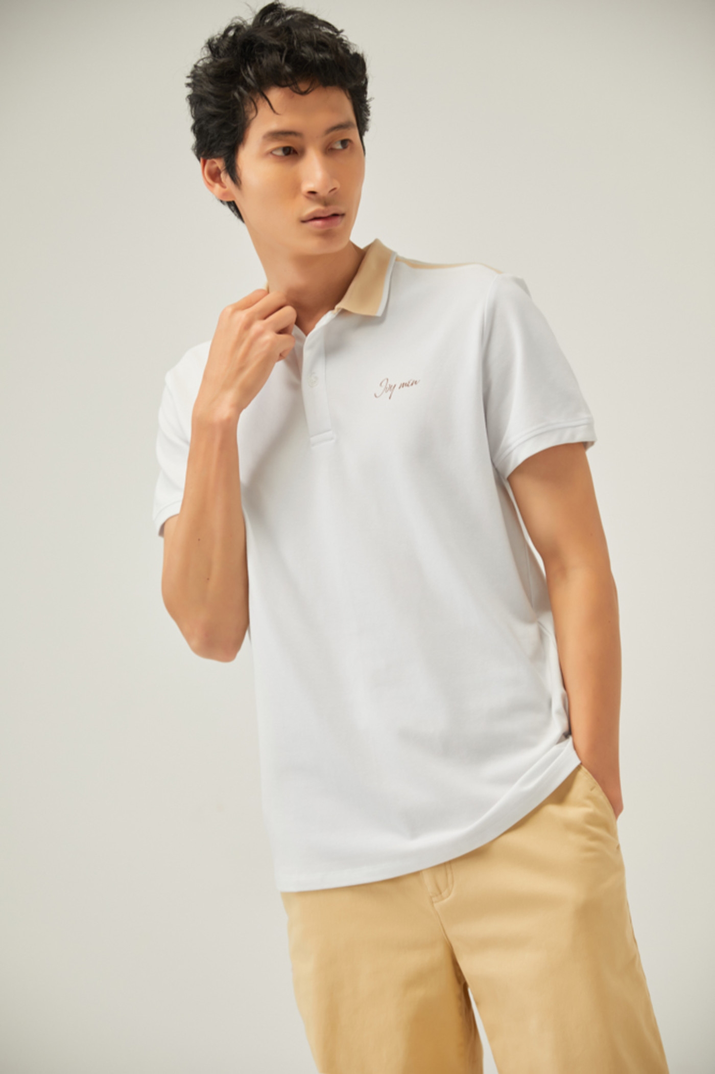 Áo polo vải sợi Modal 