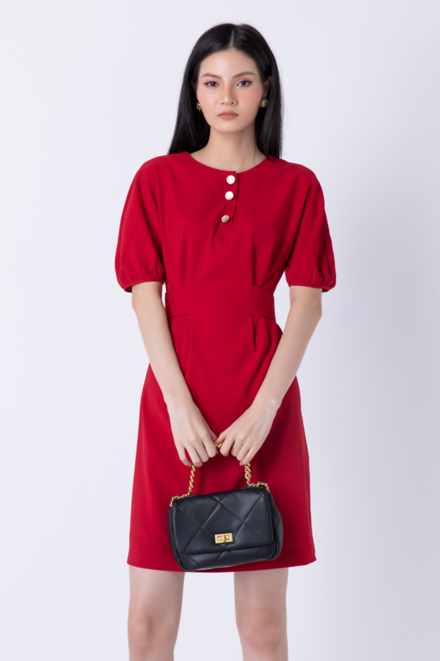 Đầm tay lỡ dáng hạ eo 