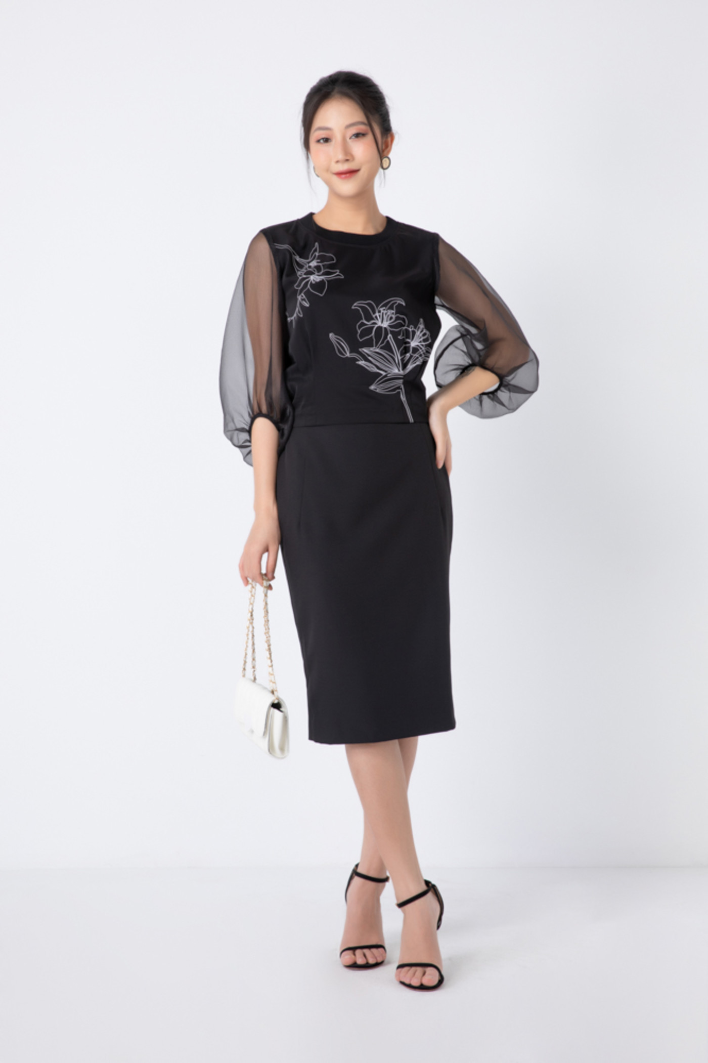 Áo kiểu tay bồng 