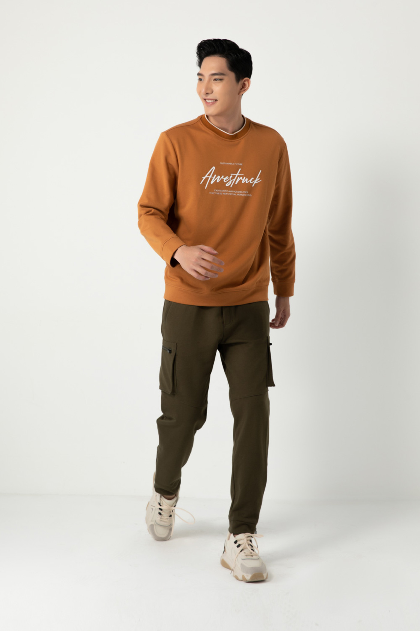 Áo sweater nam Awestruck 