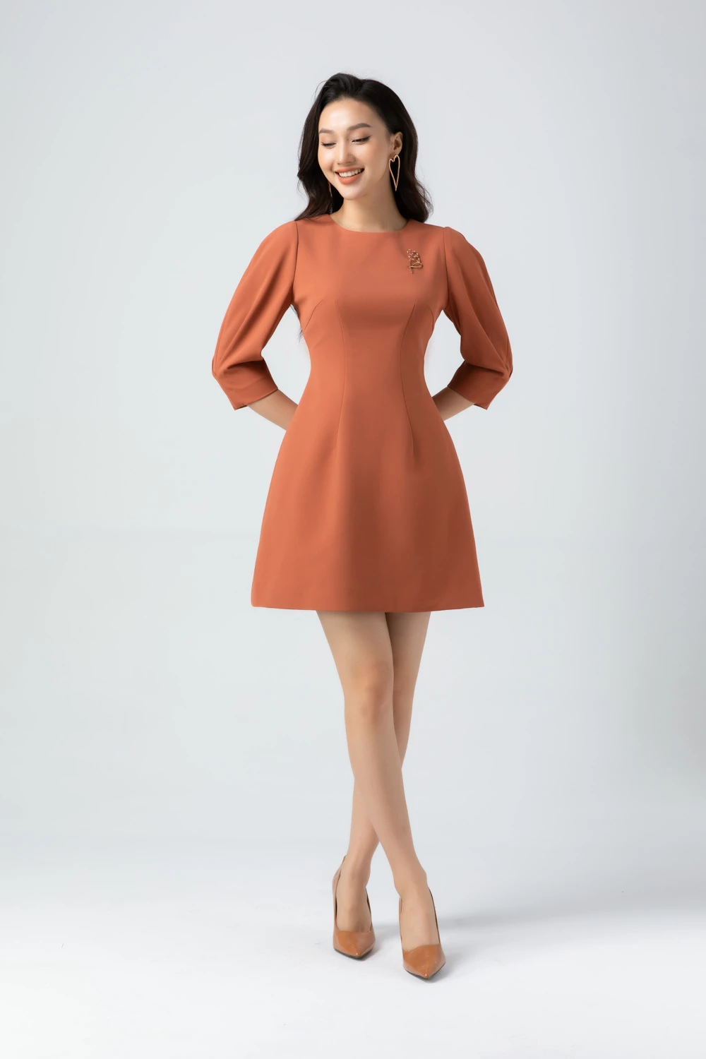 Đầm chữ A 2 lớp