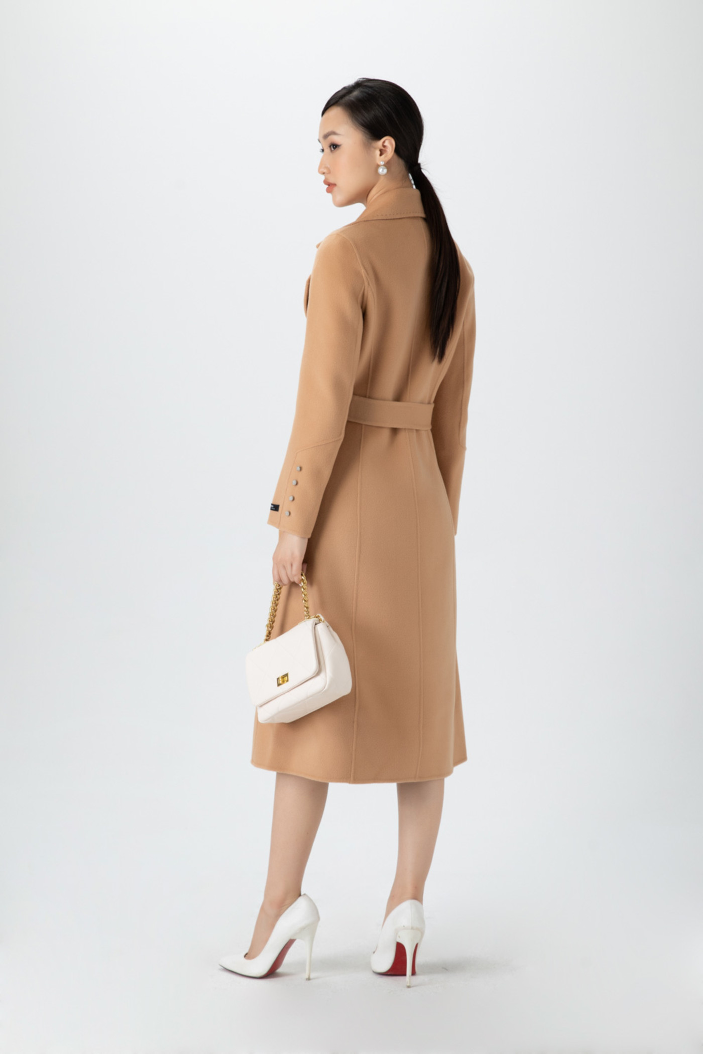 Camel coat - dạ lông cừu (handmade)