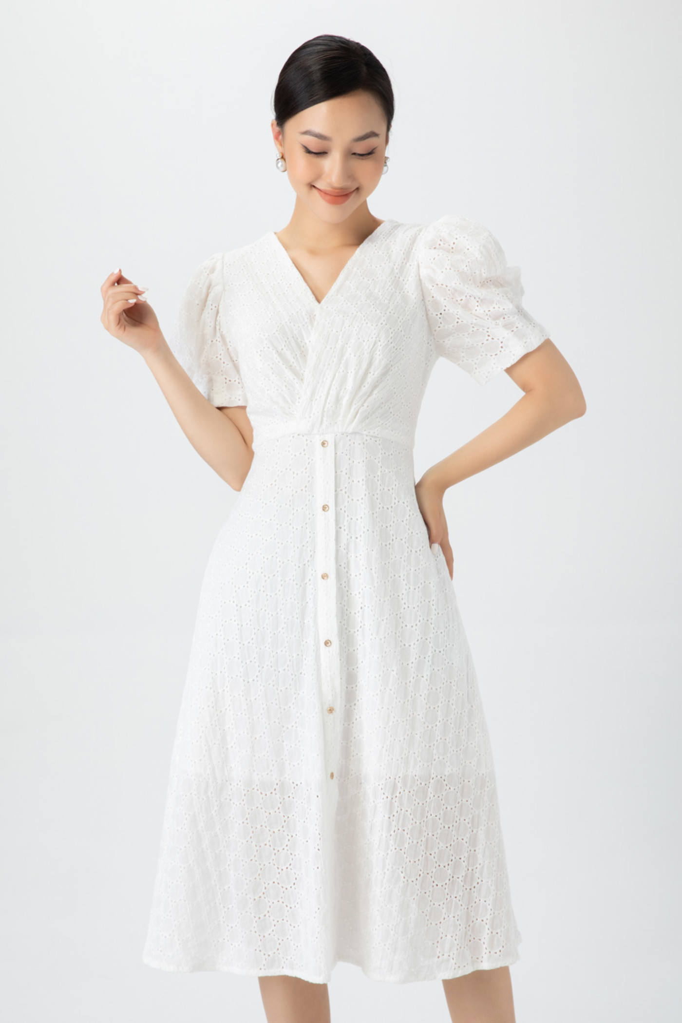 Đầm chữ A 2 lớp 