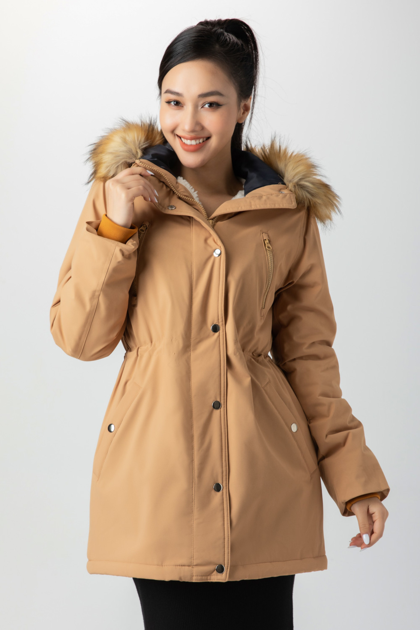 Áo Parka chần bông chống thấm nước