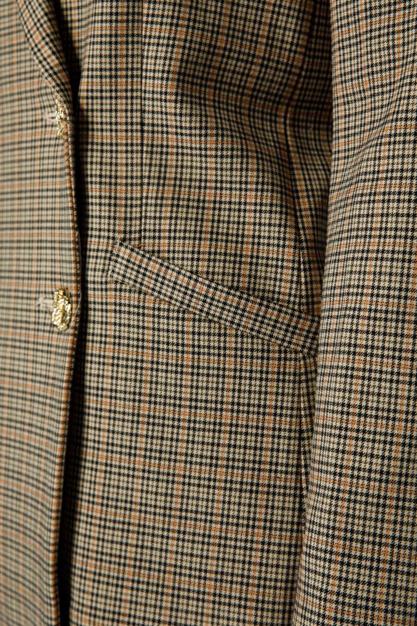 Blazer kẻ ngang hông 