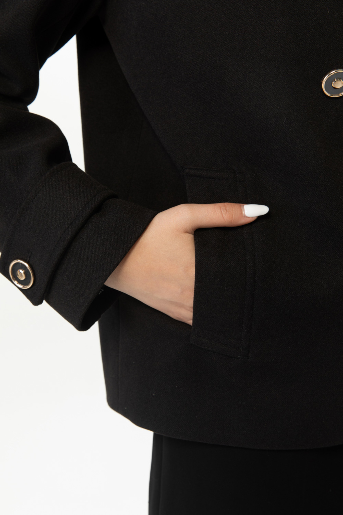 Blazer dạ 4 khuy 