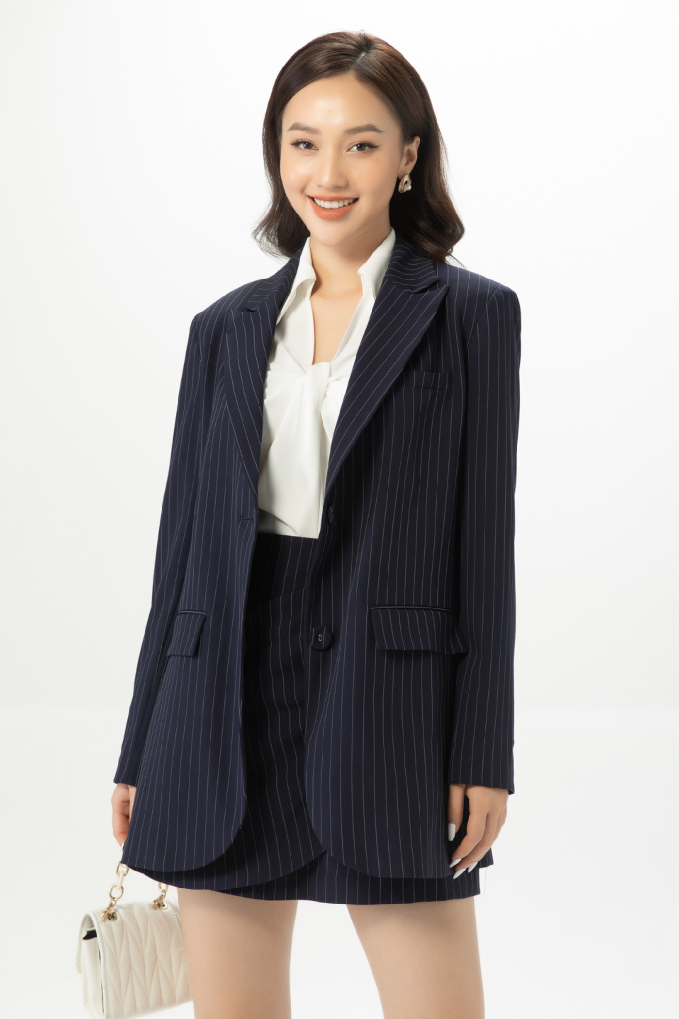 Áo Blazer kẻ