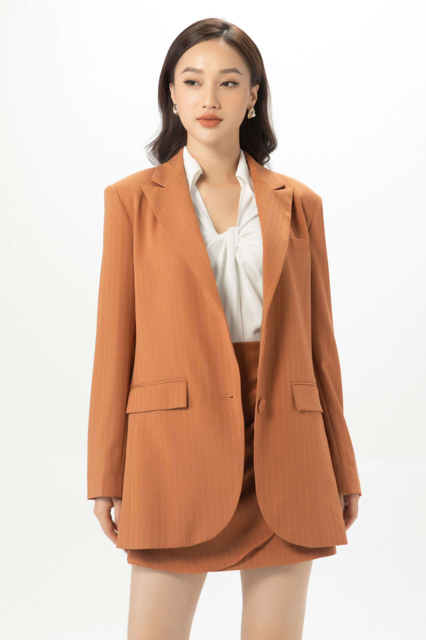 Áo Blazer kẻ