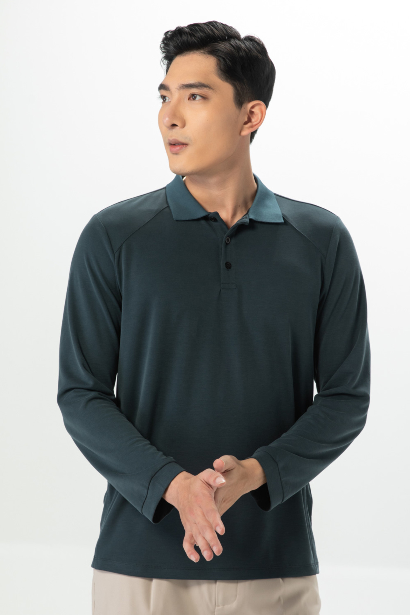 Áo thun nam cổ đức 