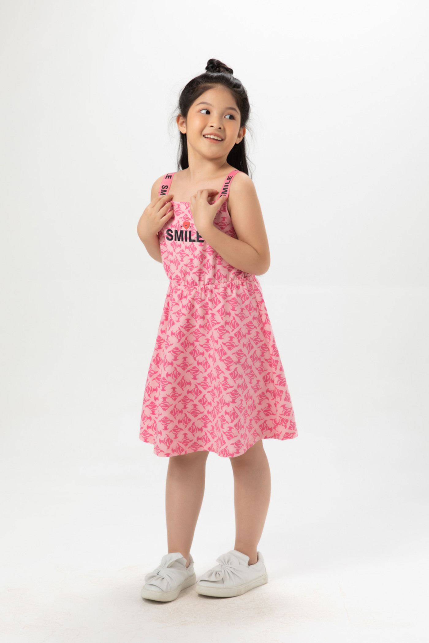 Đầm thun 2 dây Smile 