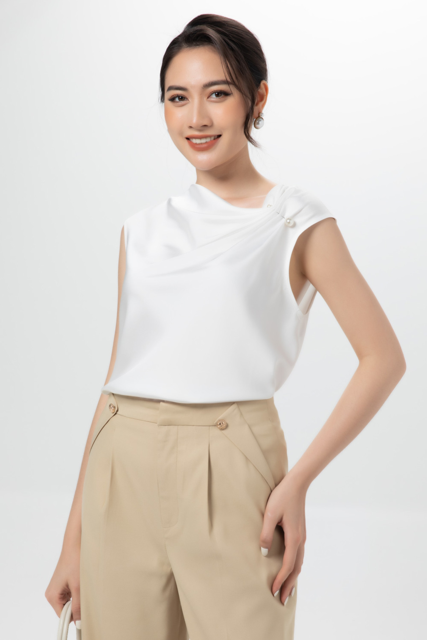 Quần Baggy phối túi lật 