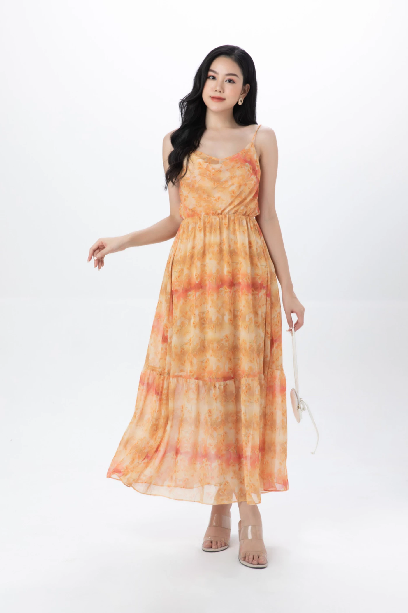 Sweet Pea Dress - Đầm lụa hoa đậu thơm