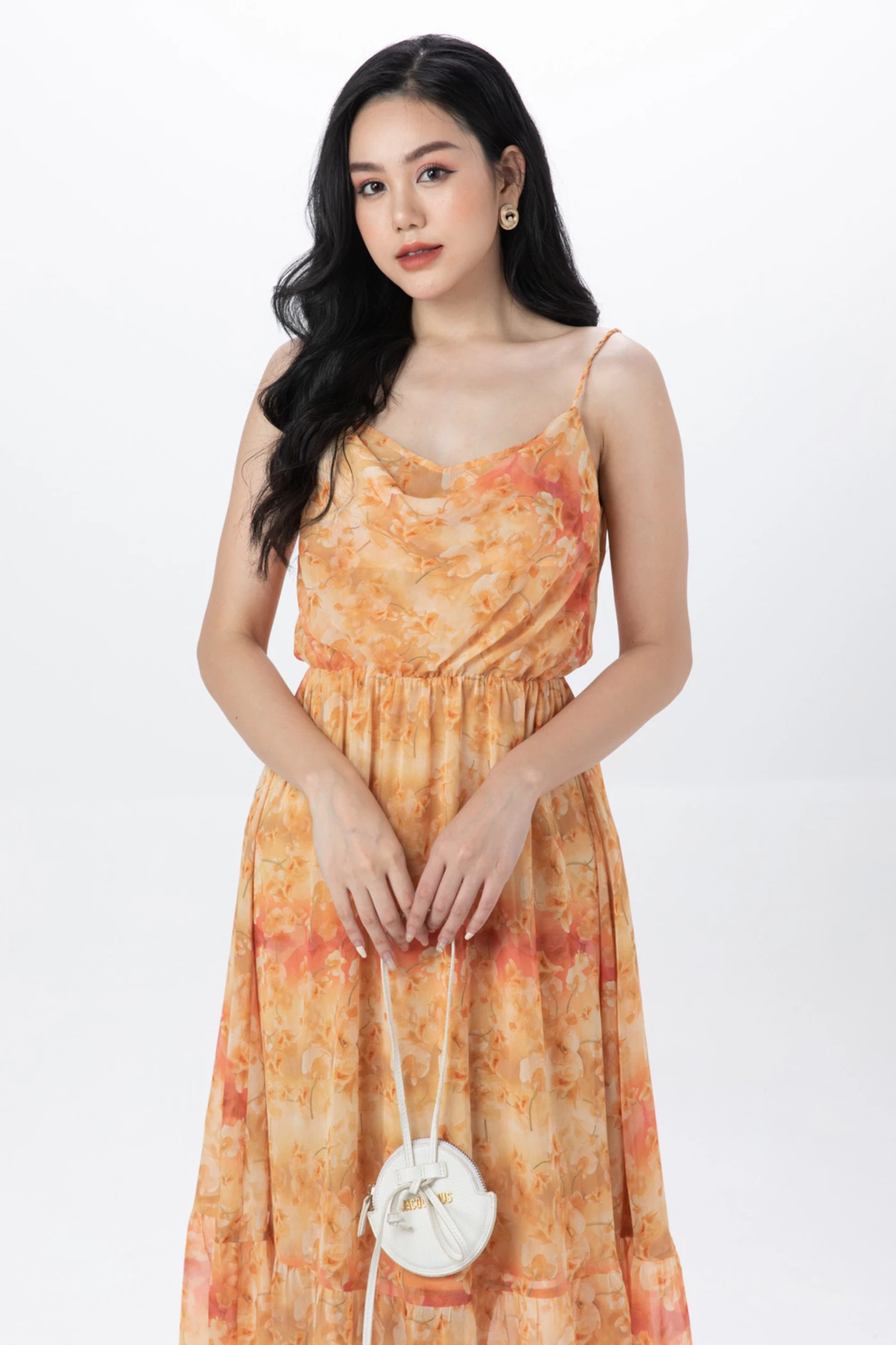 Sweet Pea Dress - Đầm lụa hoa đậu thơm