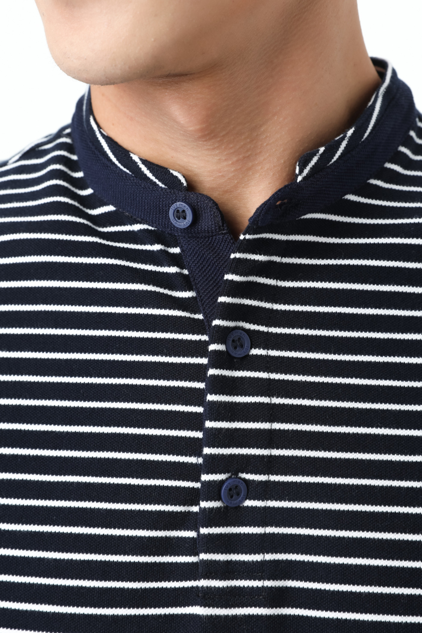 Áo polo cổ tàu trụ 