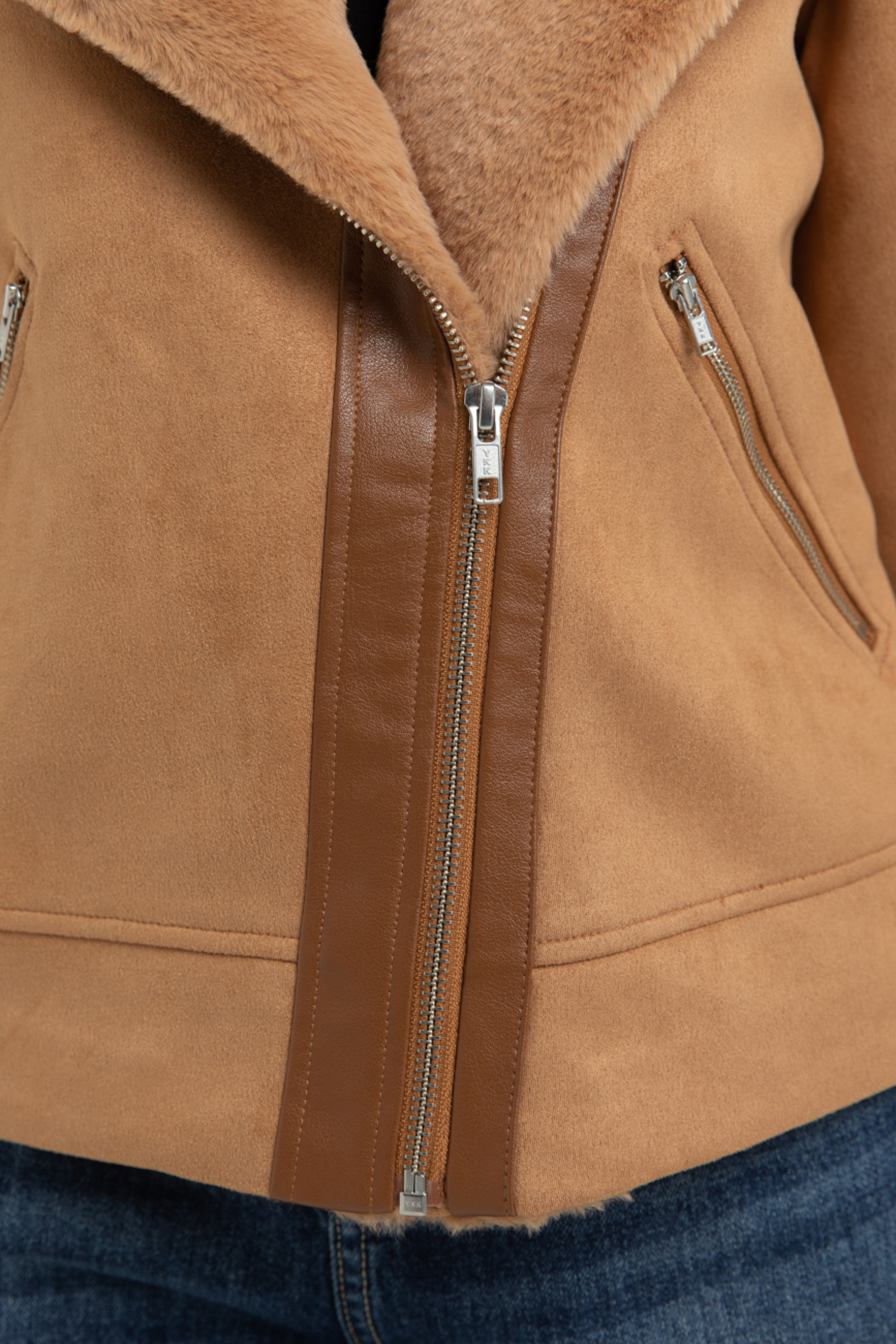 Suede Biker Jacket