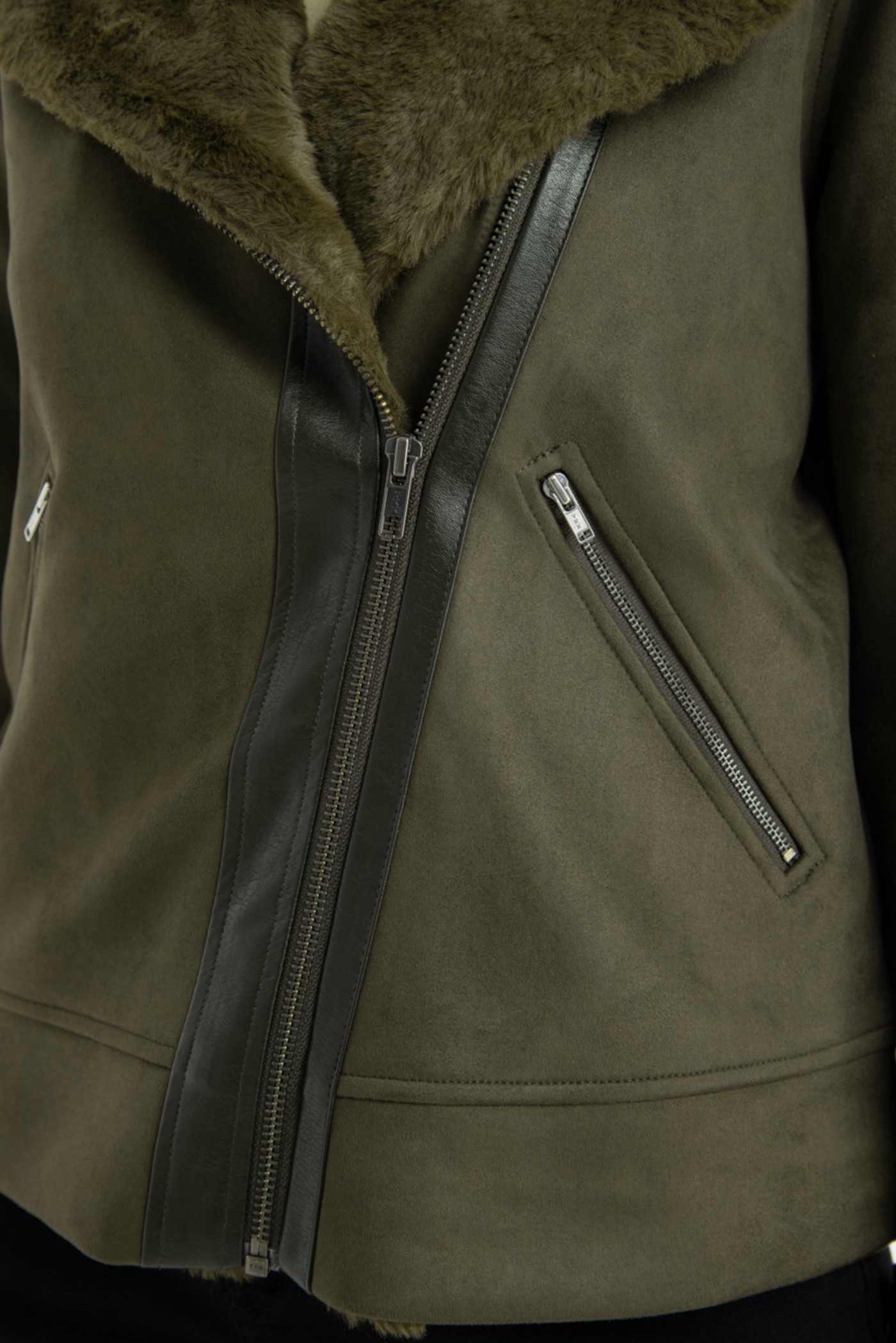 Suede Biker Jacket