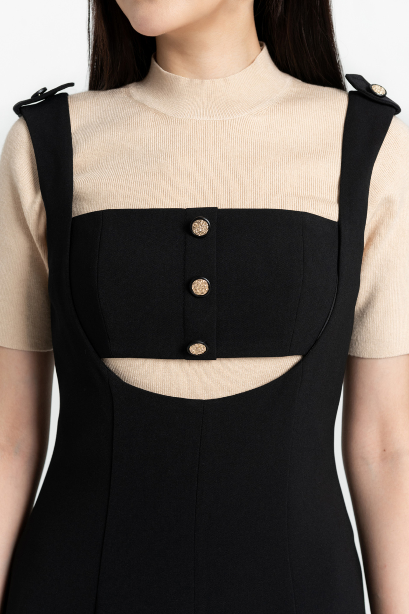 Gina Dress - Đầm xòe cut out 