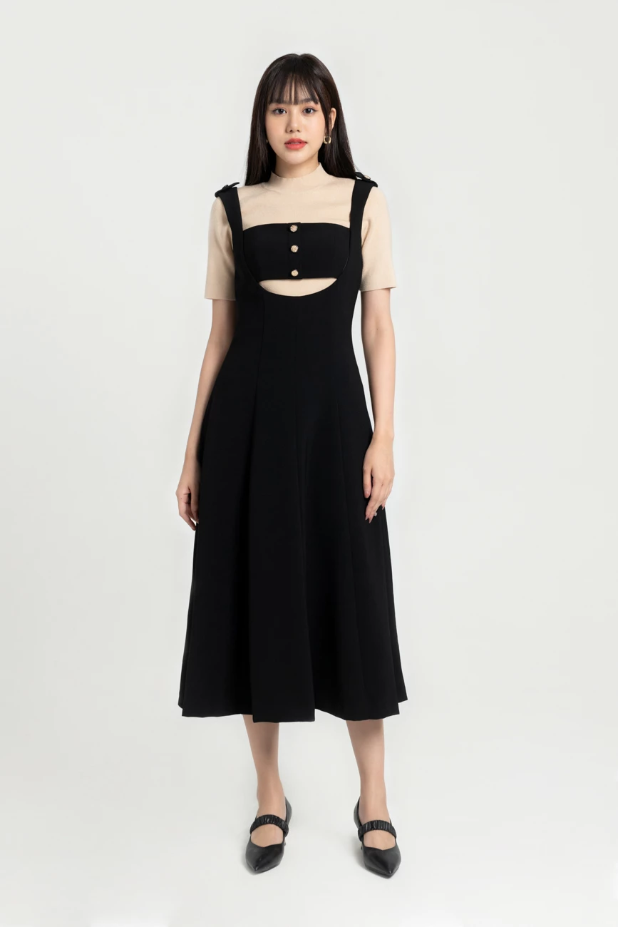 Gina Dress - Đầm xòe cut out