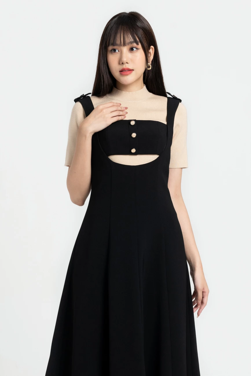 Gina Dress - Đầm xòe cut out