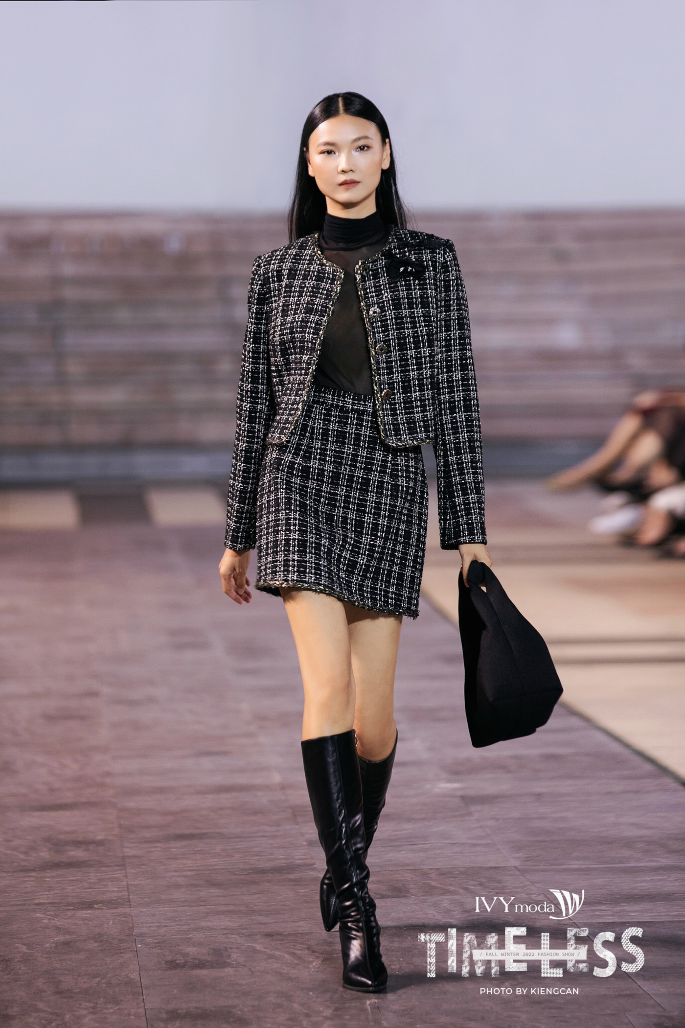 Cropped Tweed Set