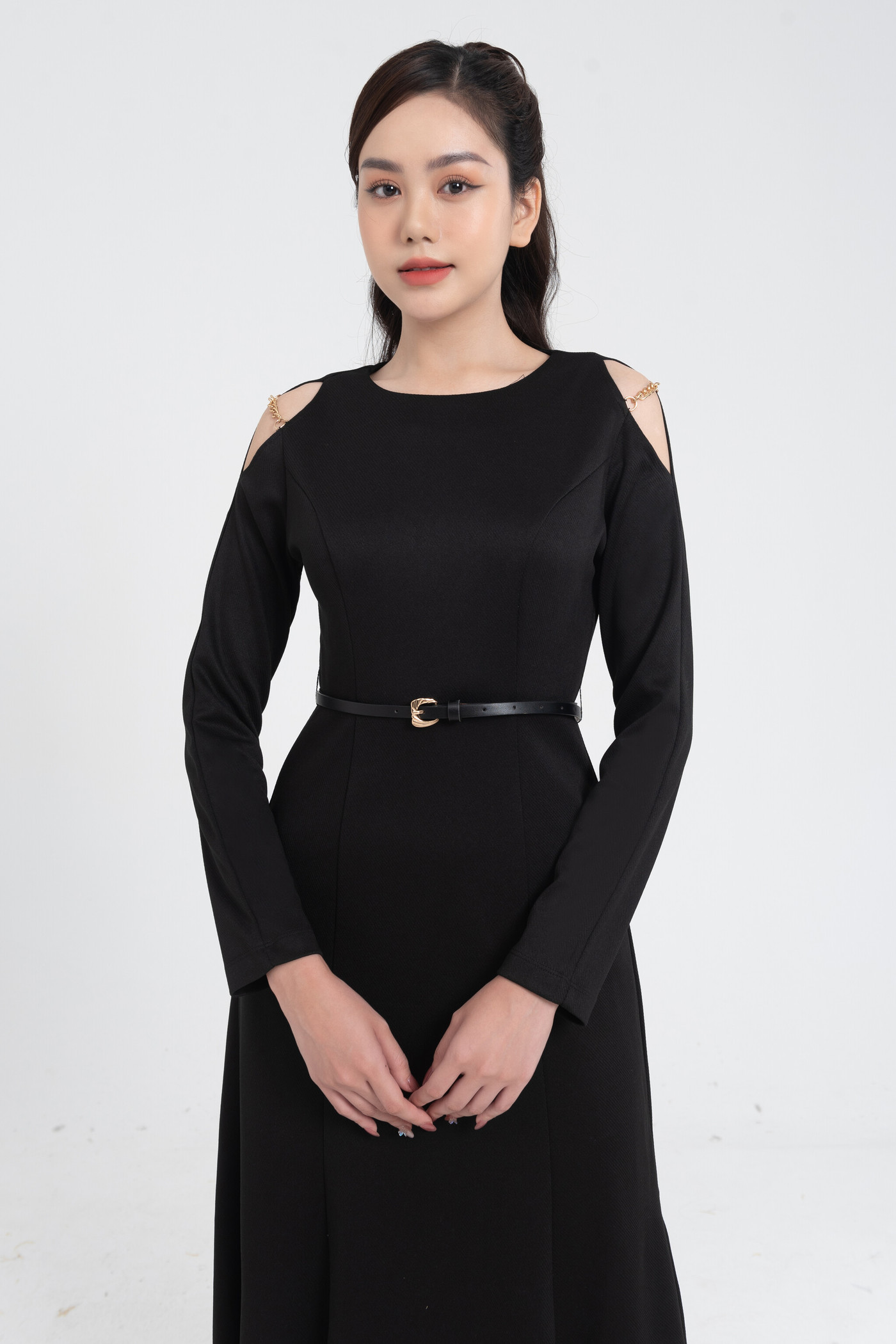 Caily Dress - Đầm thun cut out