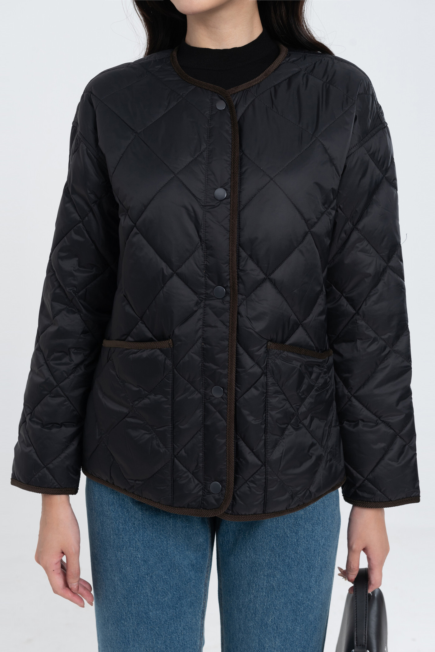 padded quilted jacket - áo phao 2 mặt