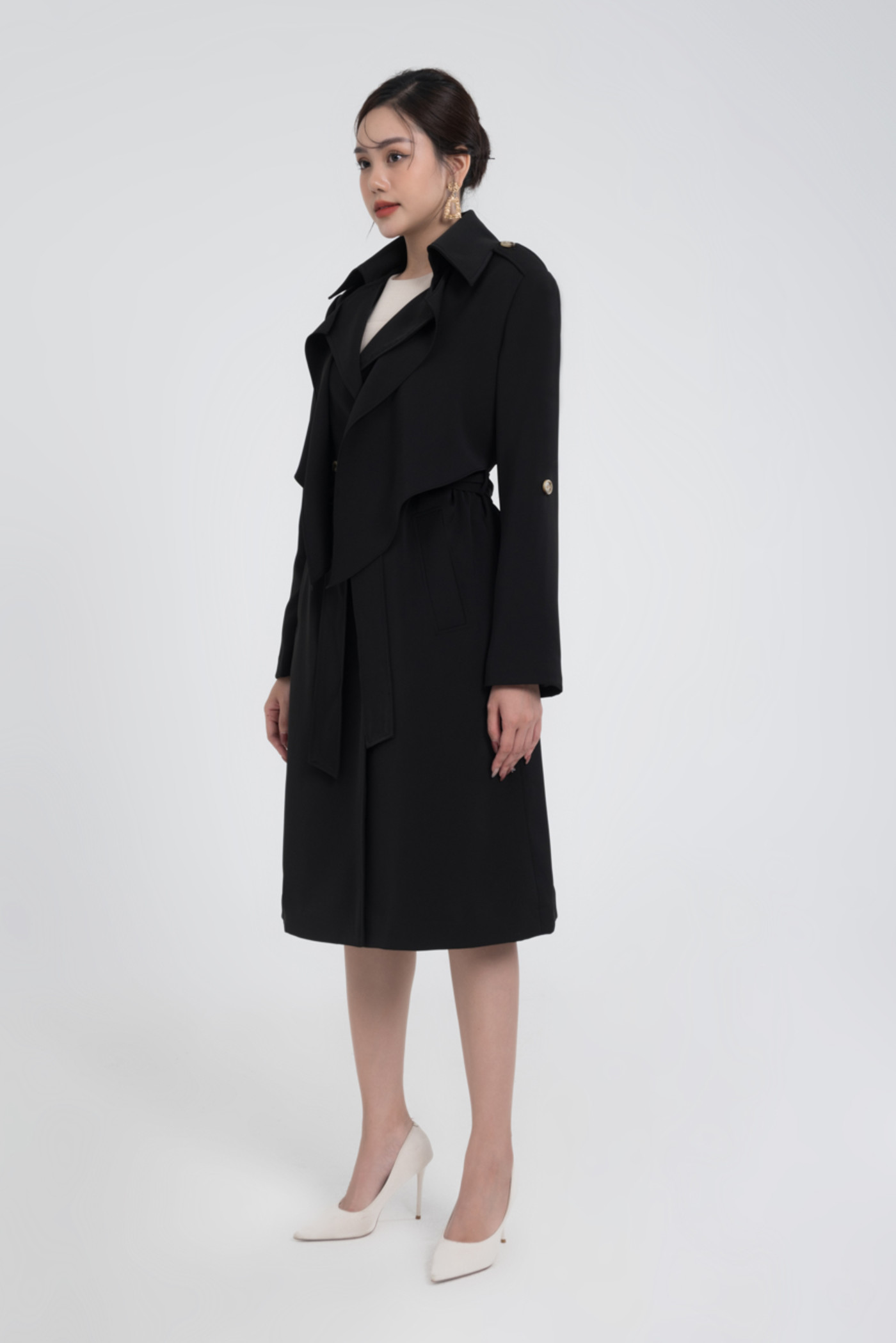 Oversize trench coat