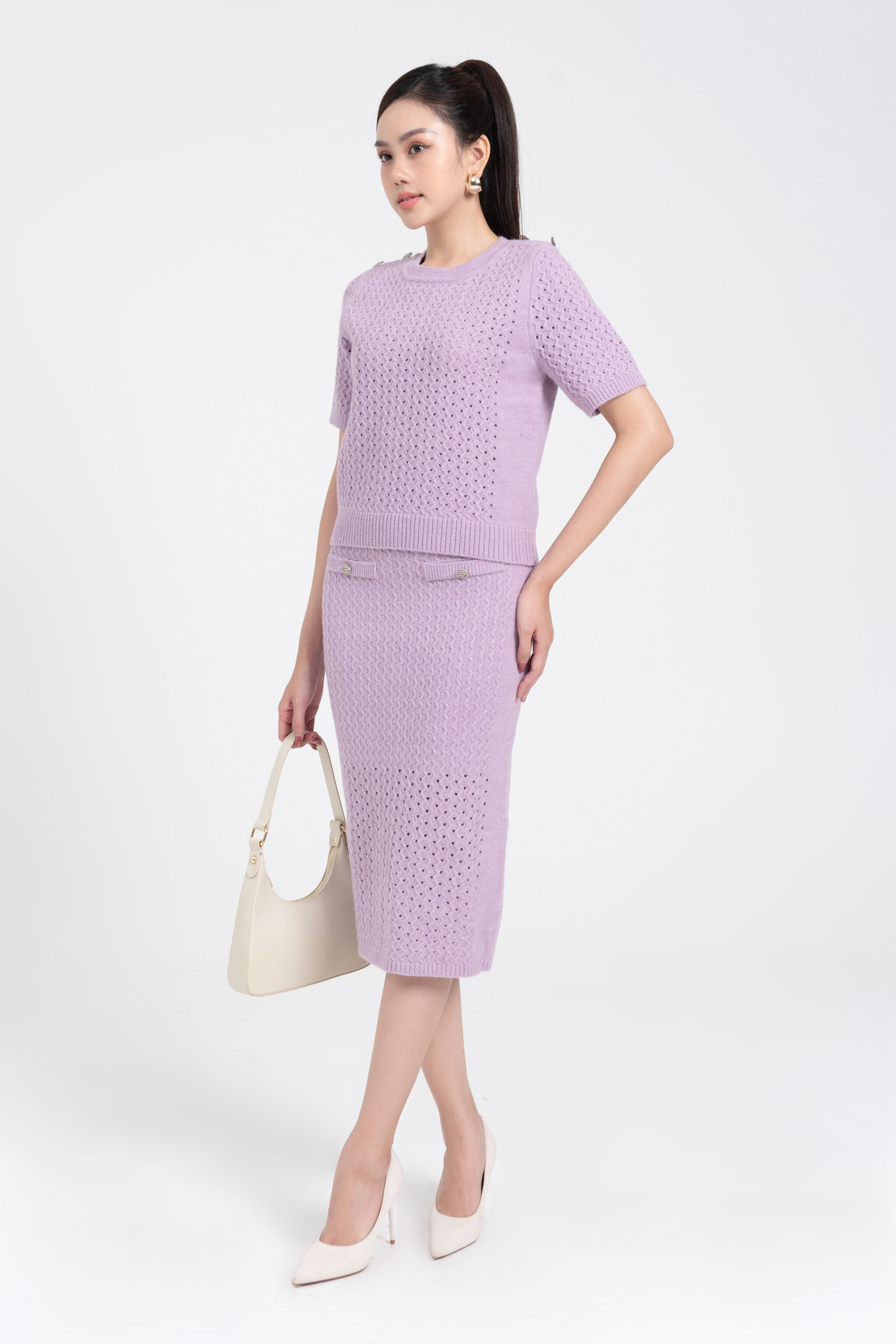 Áo len Lilac Knit