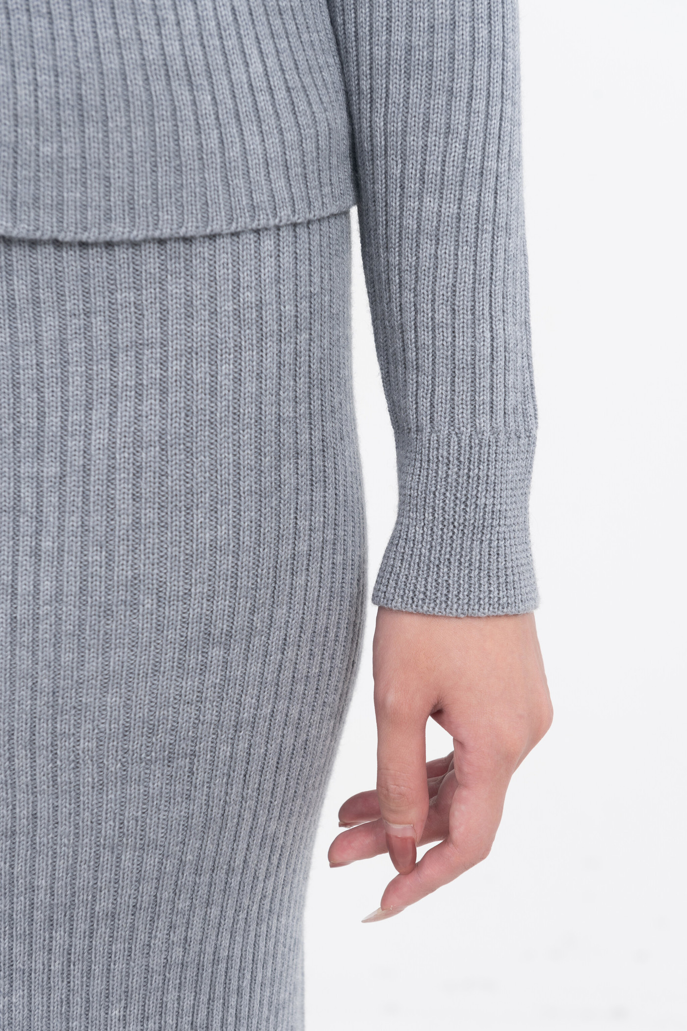 merino wool high neck sweater - Áo len lông cừu