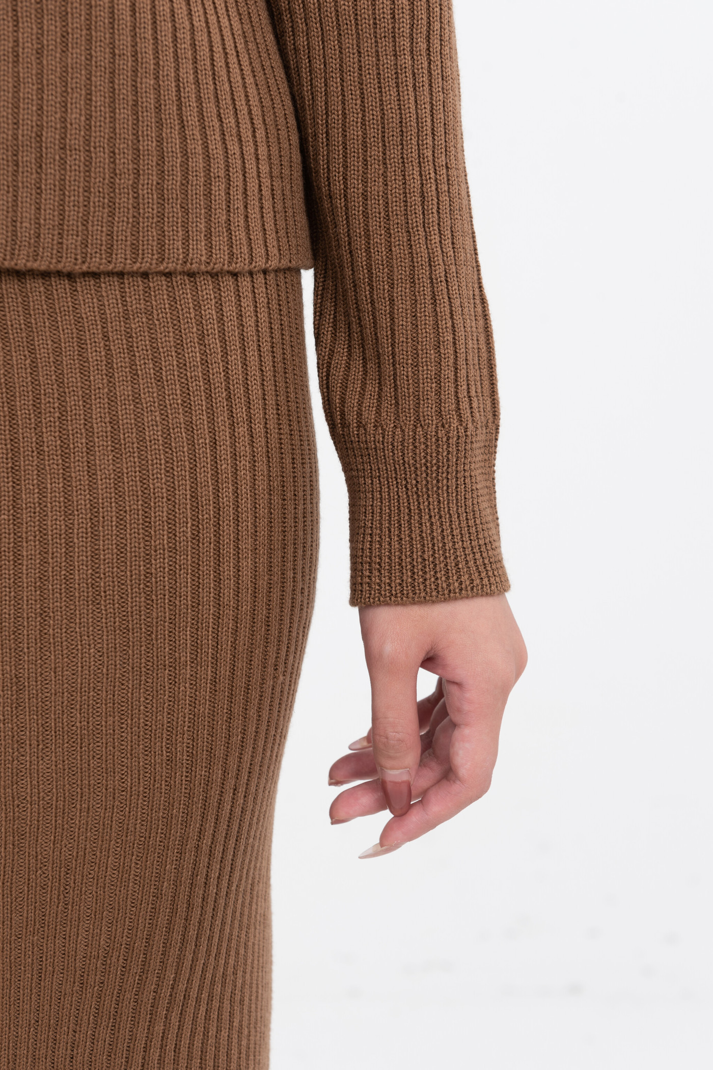merino wool high neck sweater - Áo len lông cừu