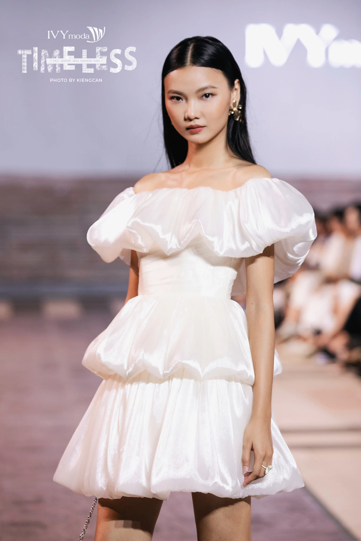 cloud dress - đầm Organza xếp tầng