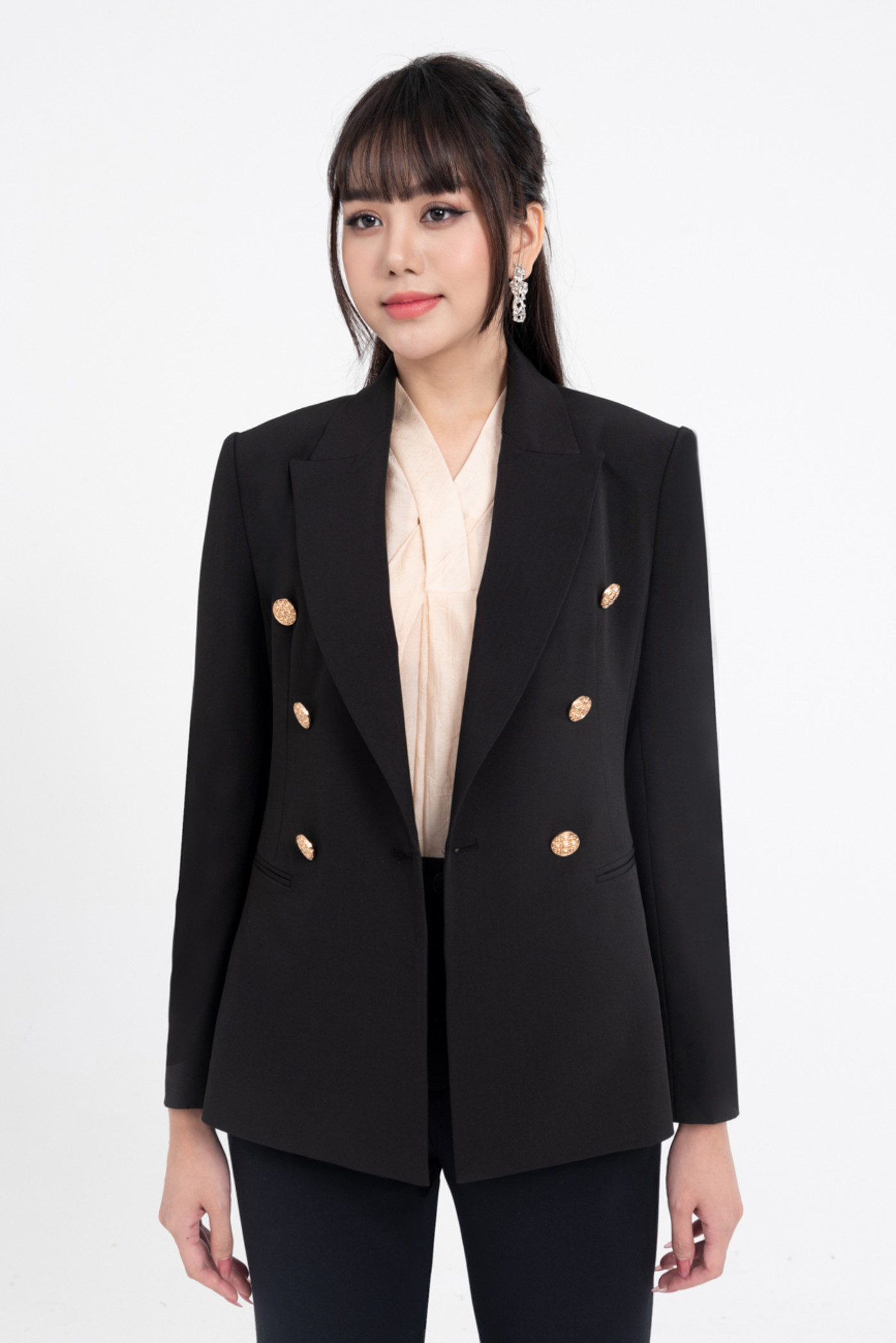 Áo vest chiết eo