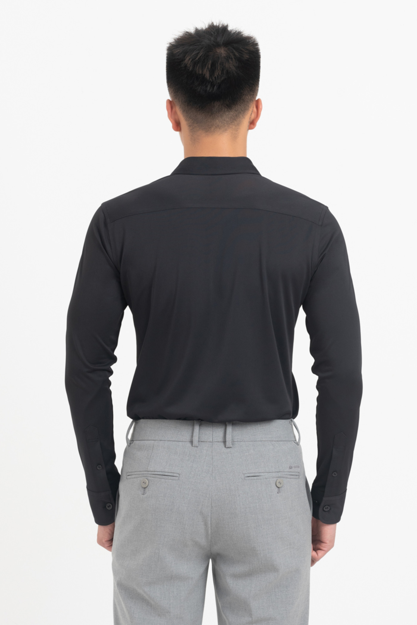 Áo sơ mi basic dáng slimfit