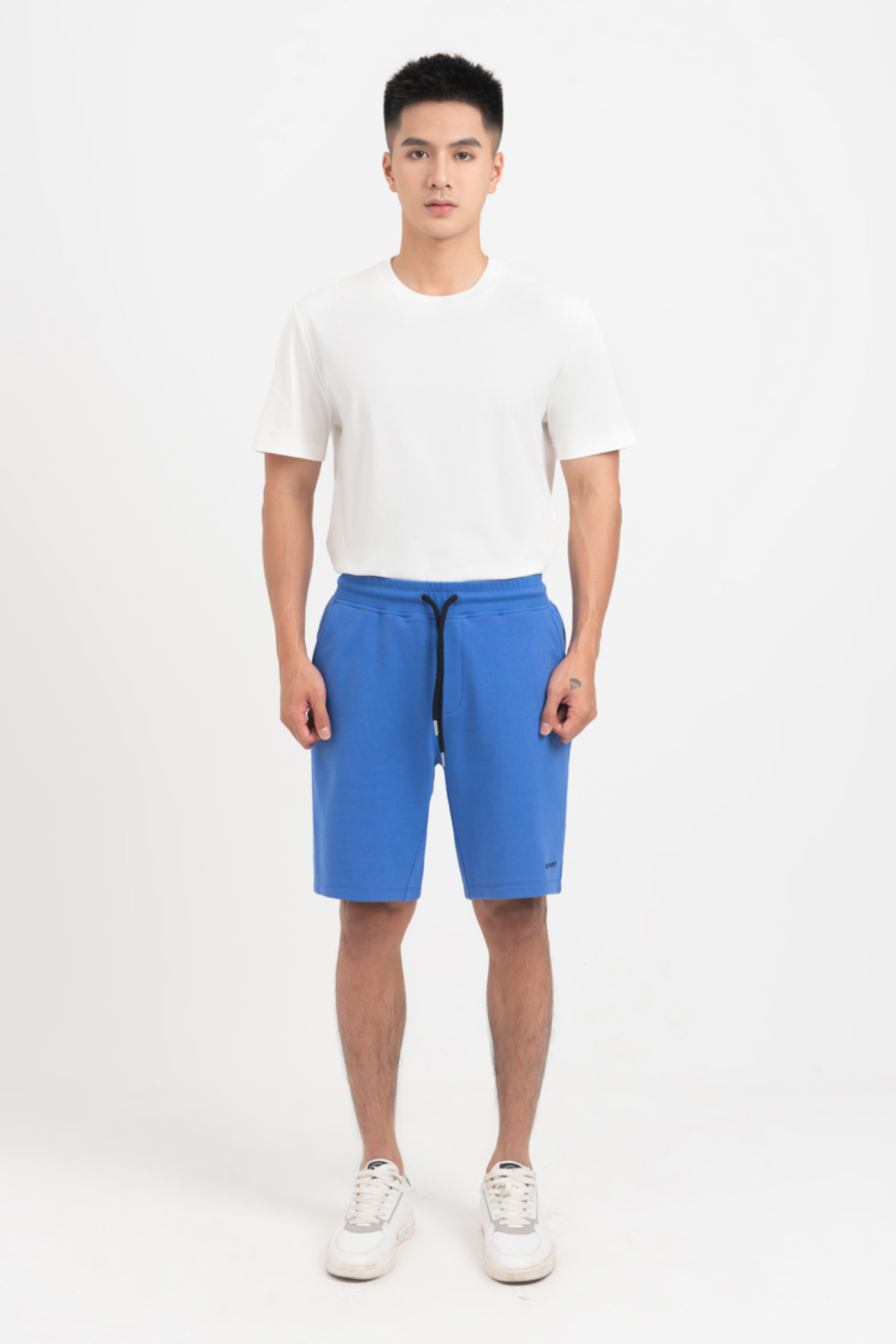 Quần shorts color cạp chun