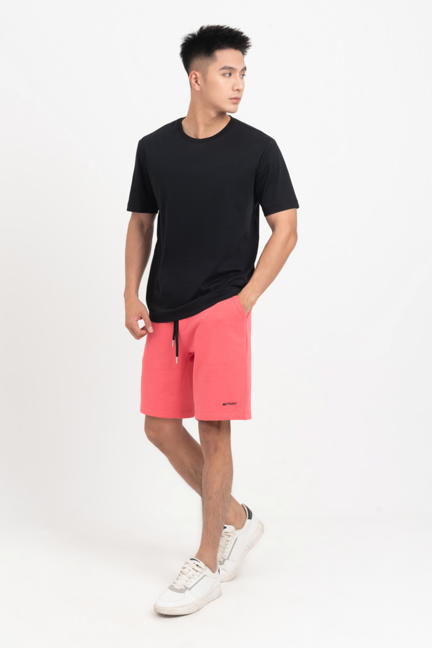Quần shorts color cạp chun