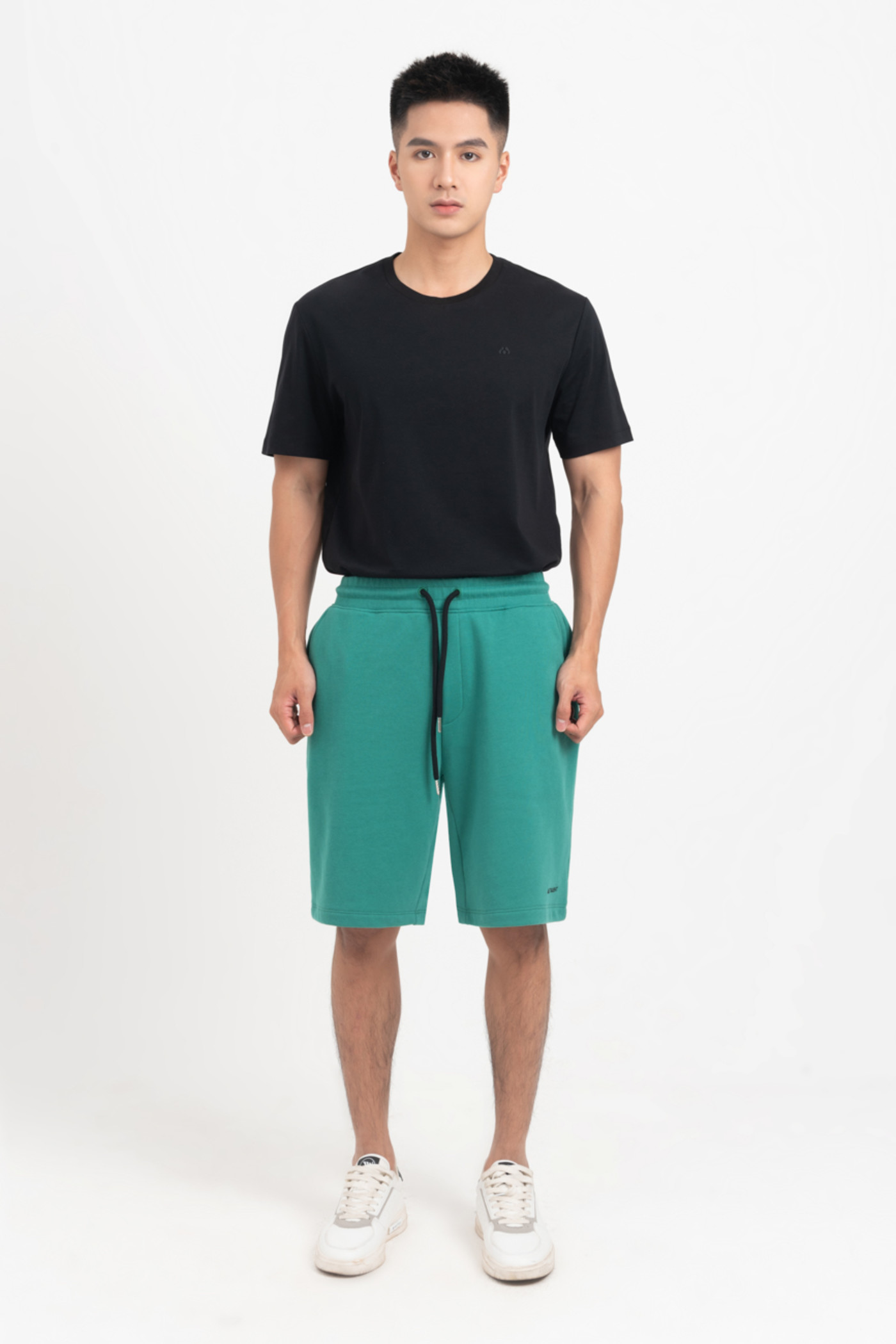 Quần shorts color cạp chun