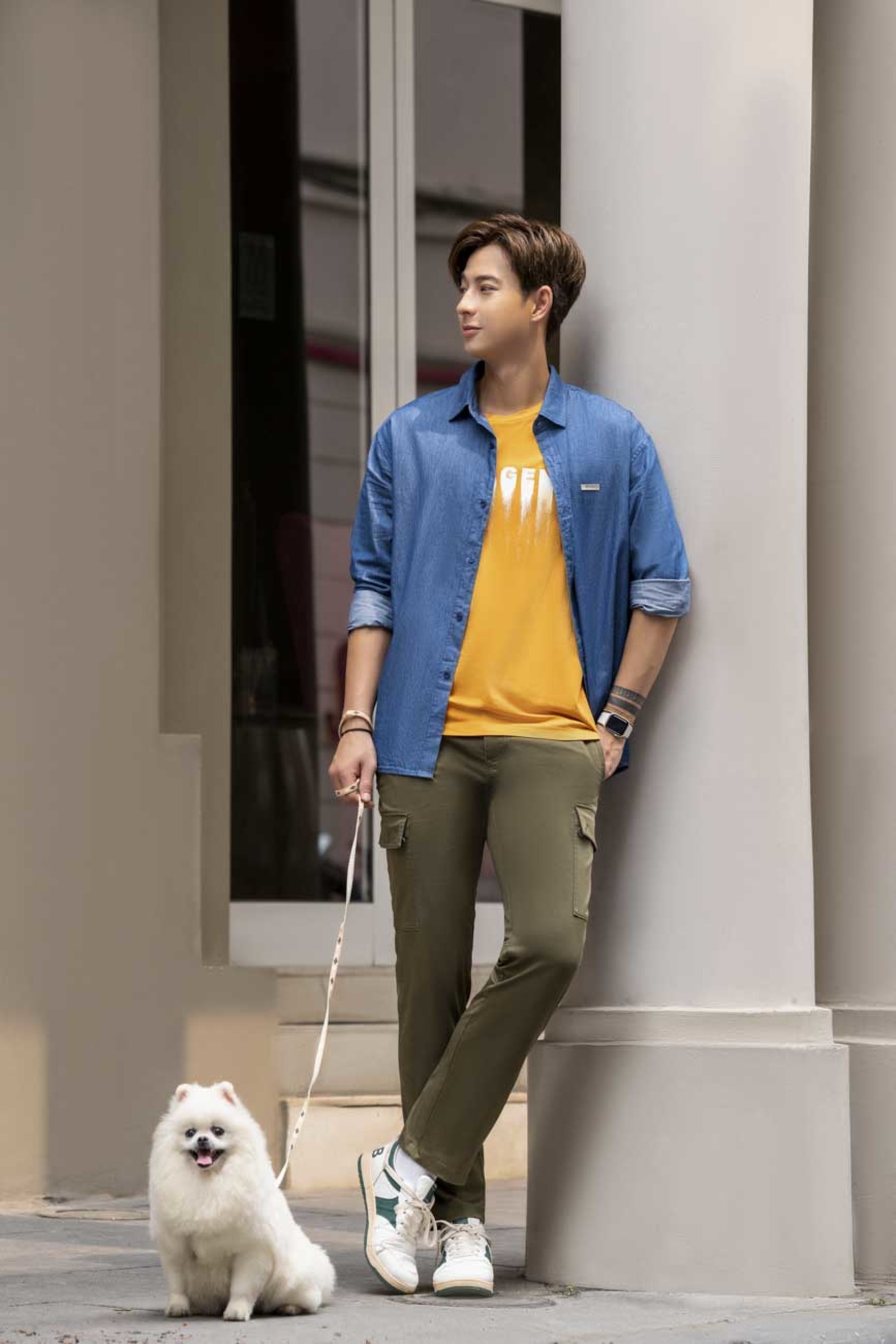 Áo thun phối chữ Metagent