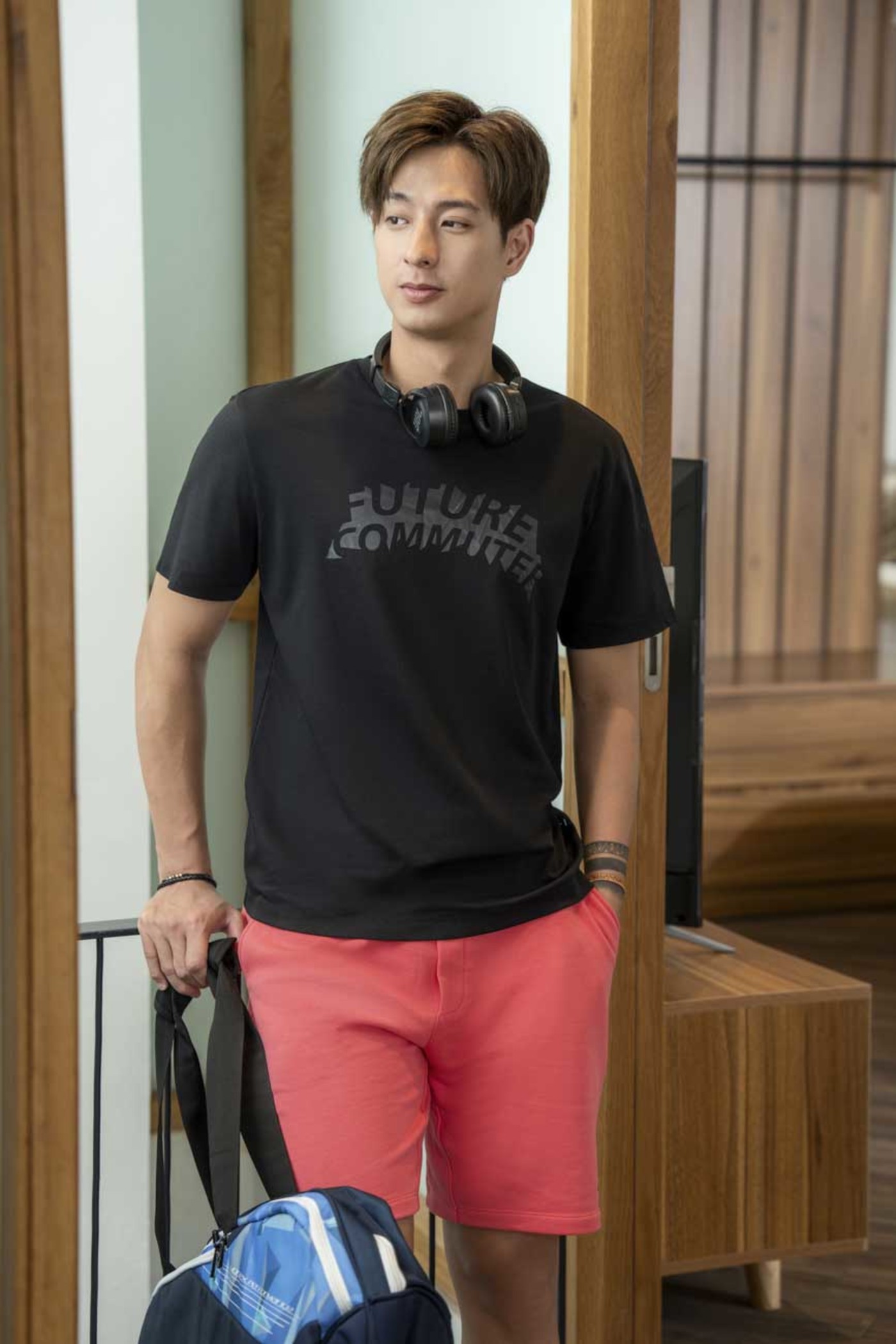 Quần shorts color cạp chun