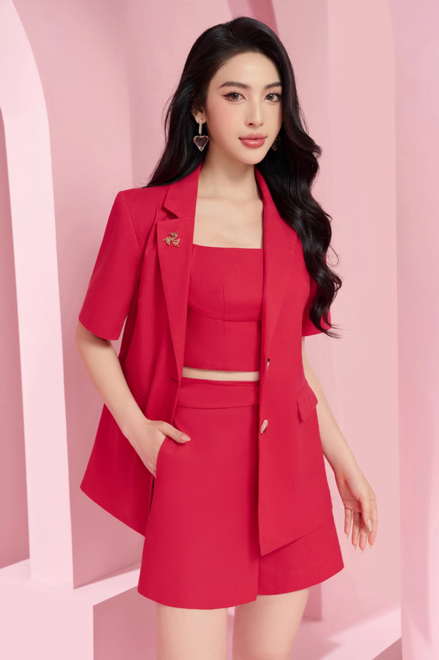 Áo blazer ngắn tay Jessi