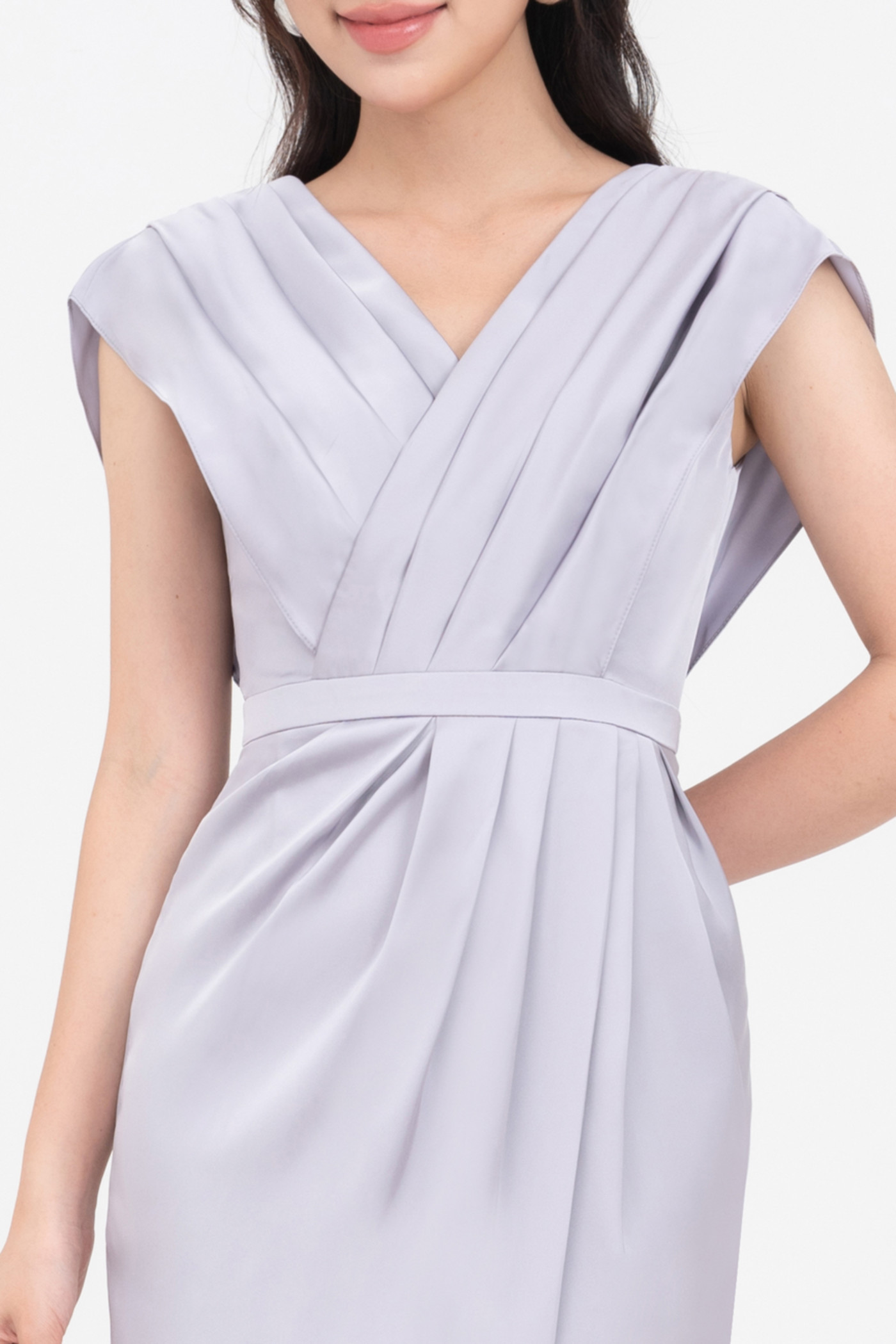 Đầm dự tiệc xếp ngực 