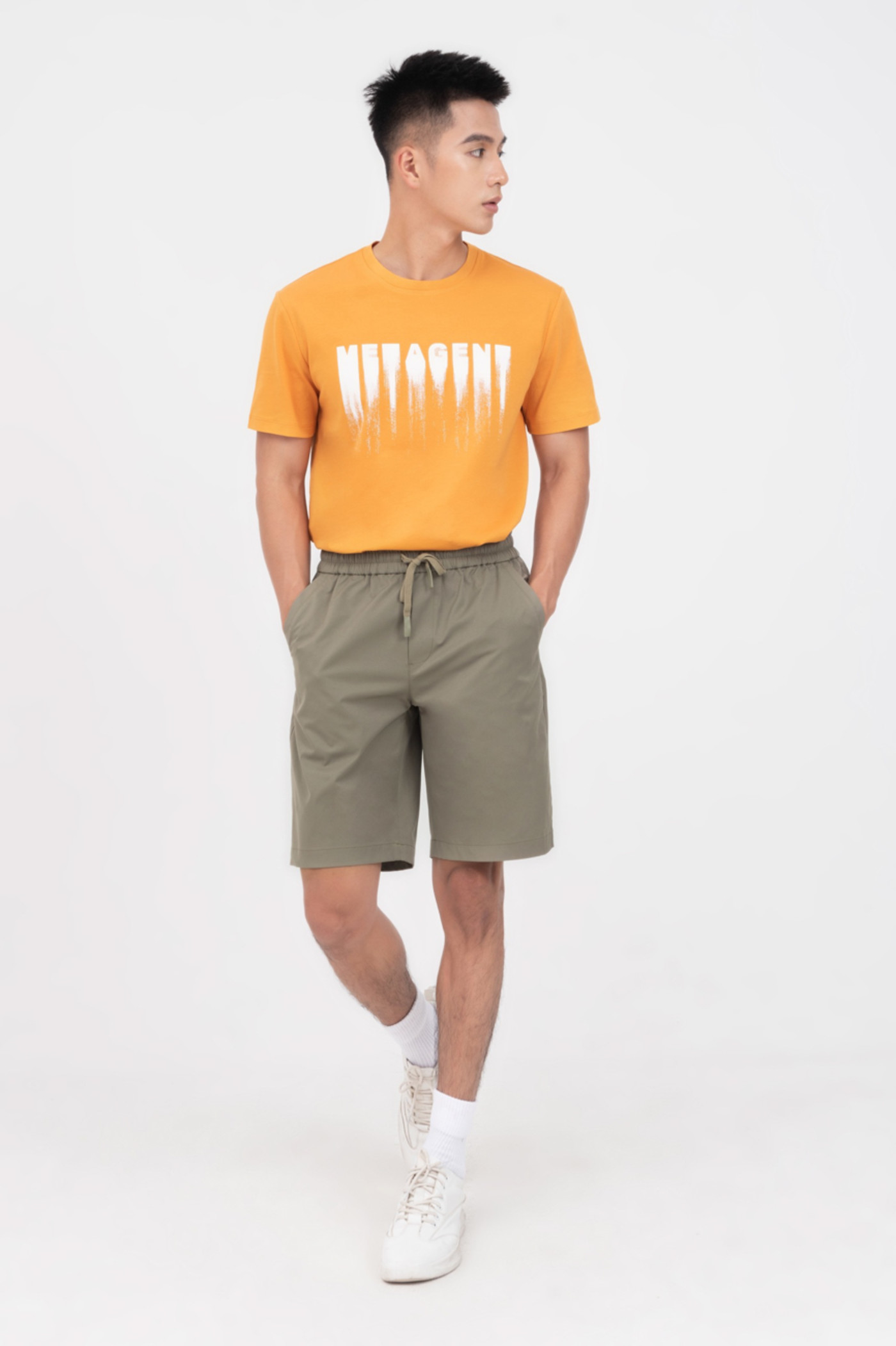 Áo thun phối chữ Metagent