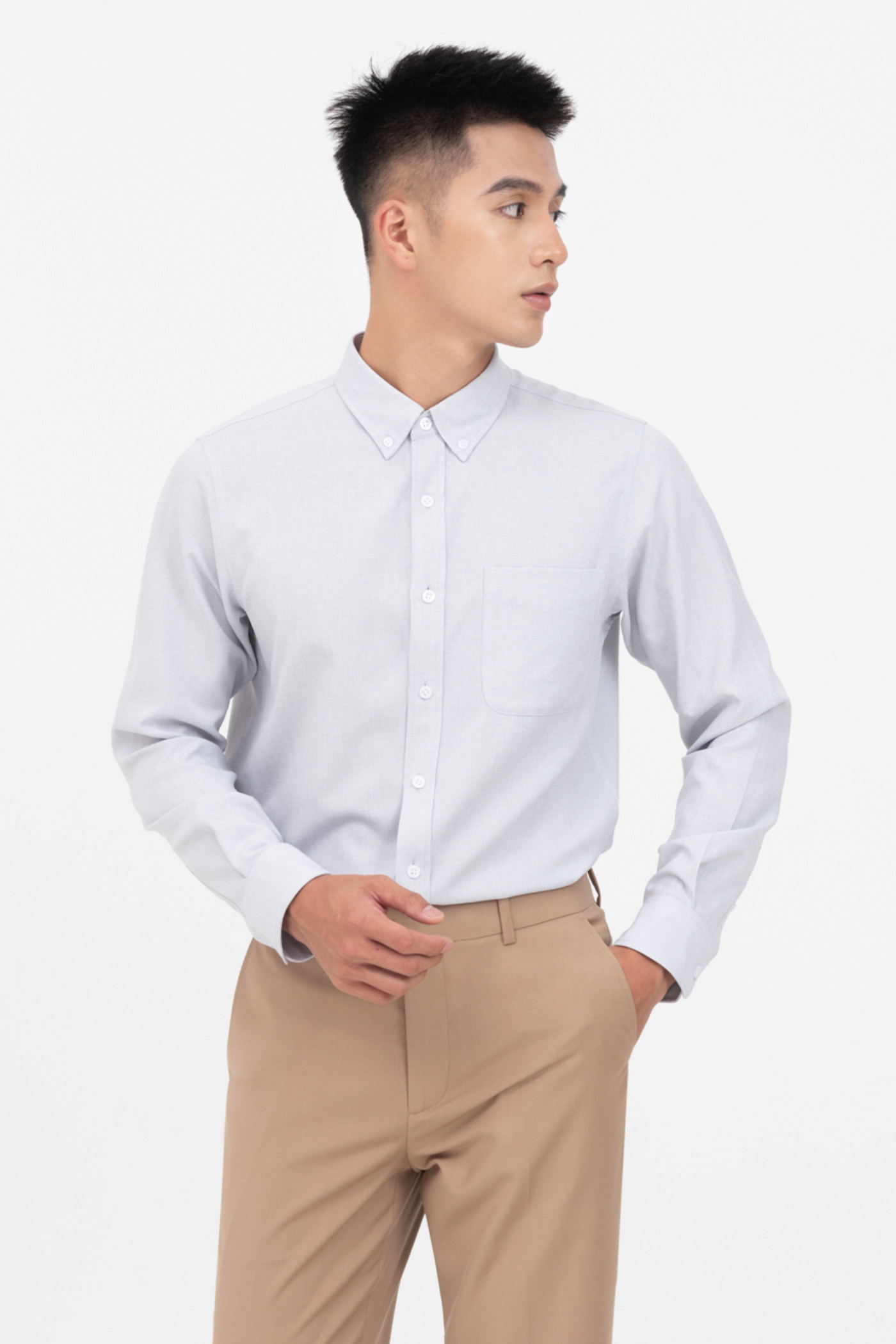 Dalio Trouser - Quần Tây cúc lệch