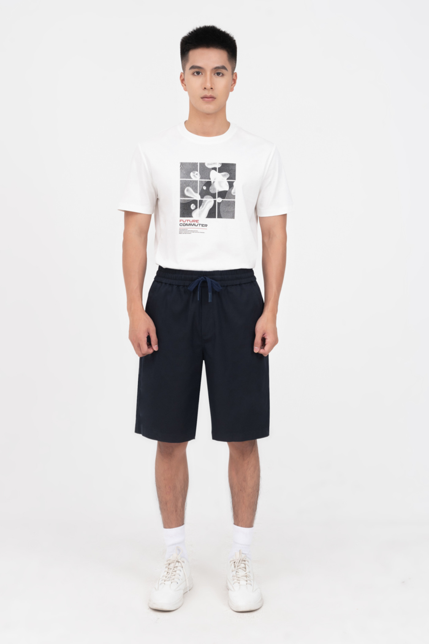 Quần shorts Regular ngang gối