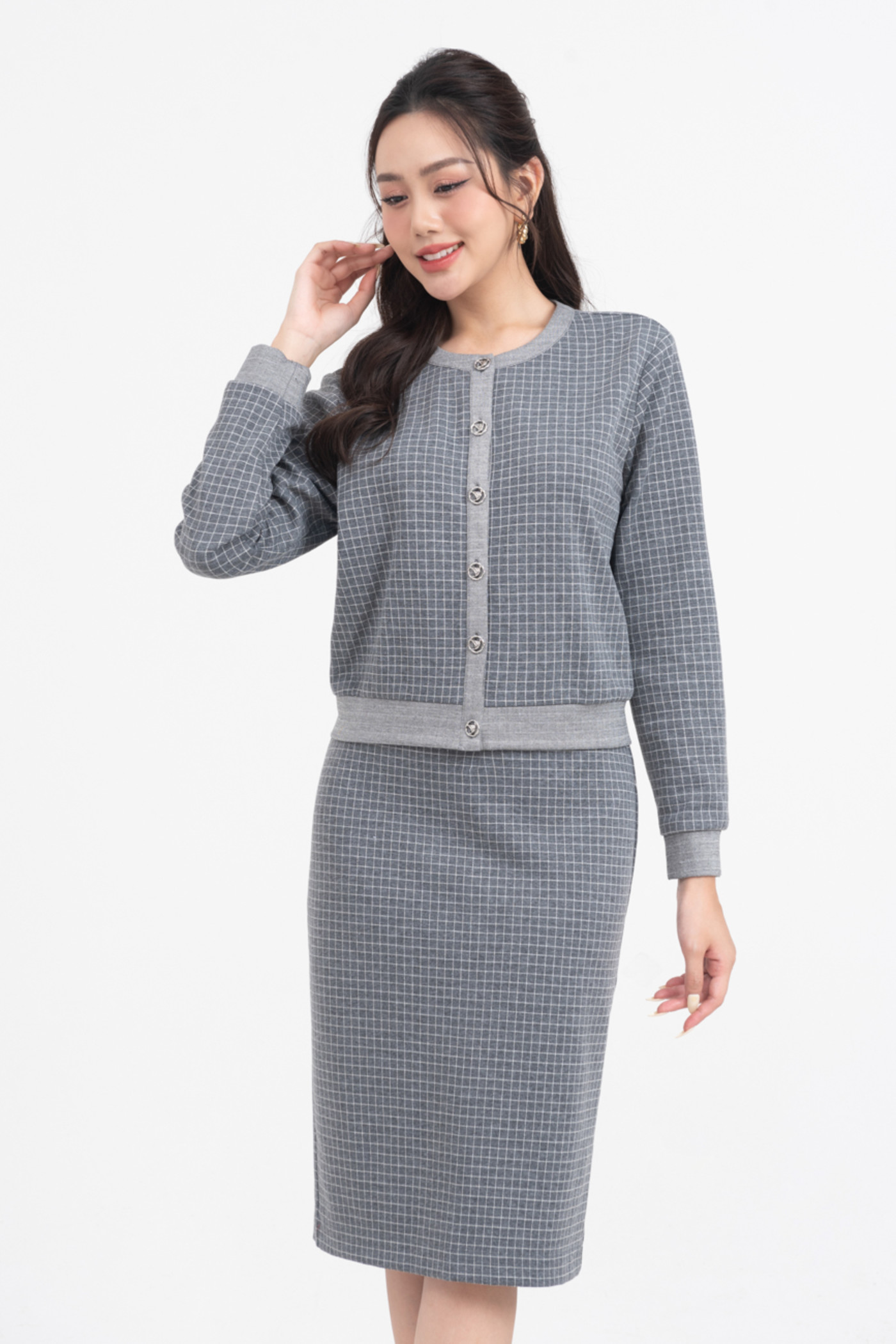 Argyle Set - Set áo len họa tiết