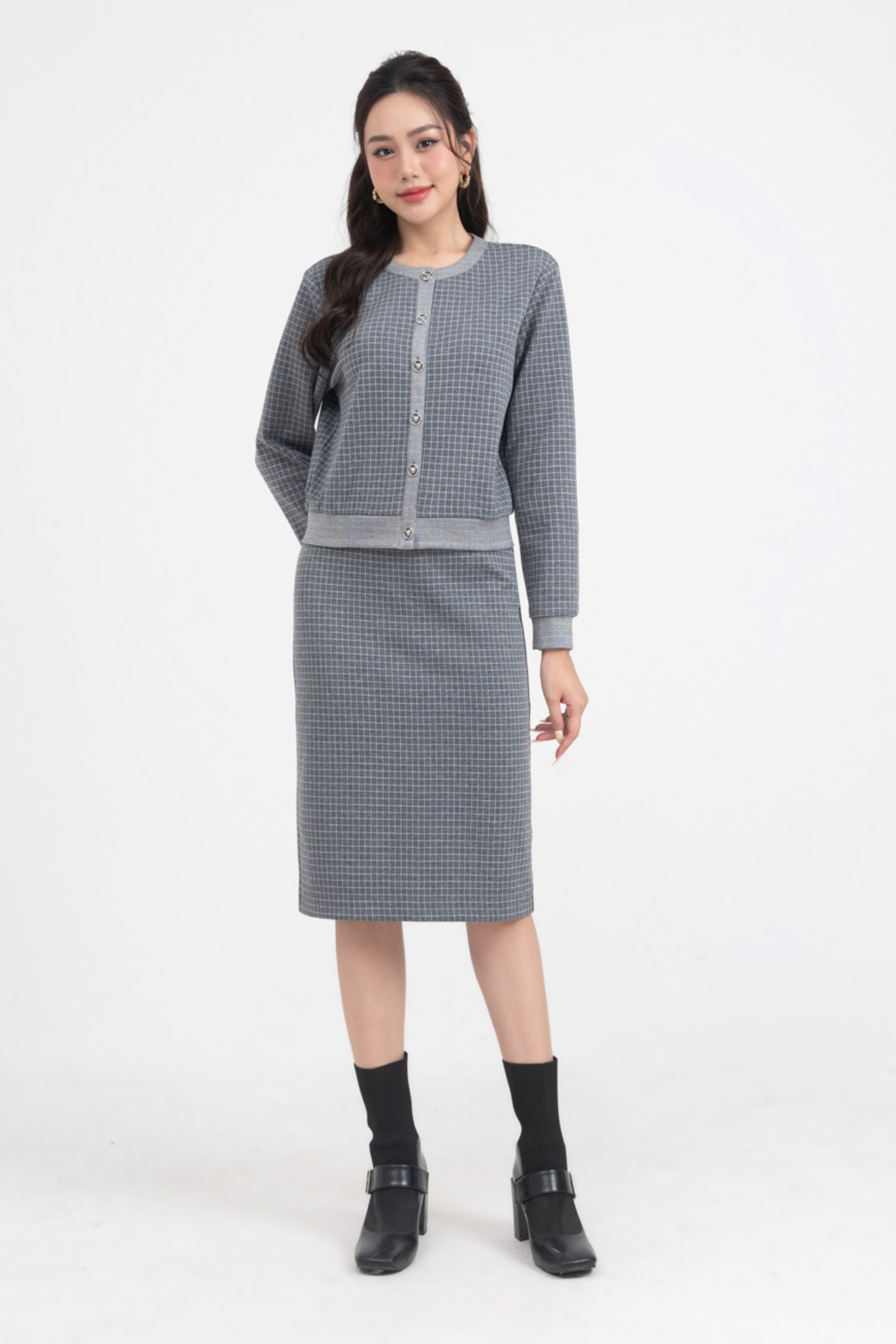 Argyle Set - Set áo len họa tiết