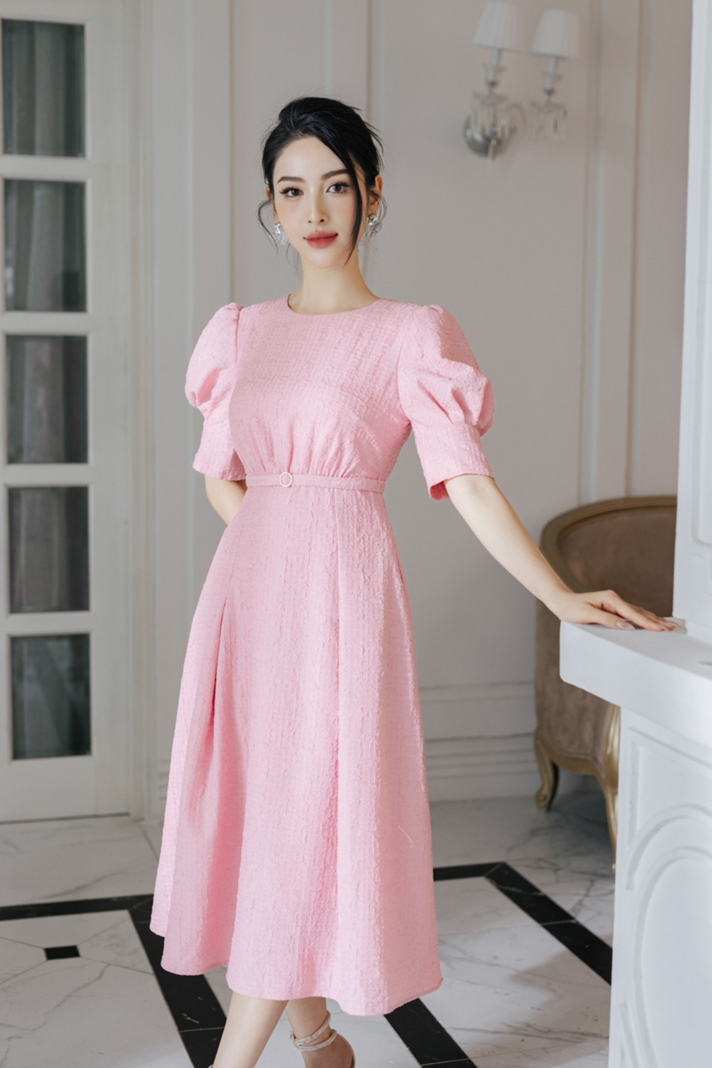 Almira Dress - Đầm lụa 2 lớp 
