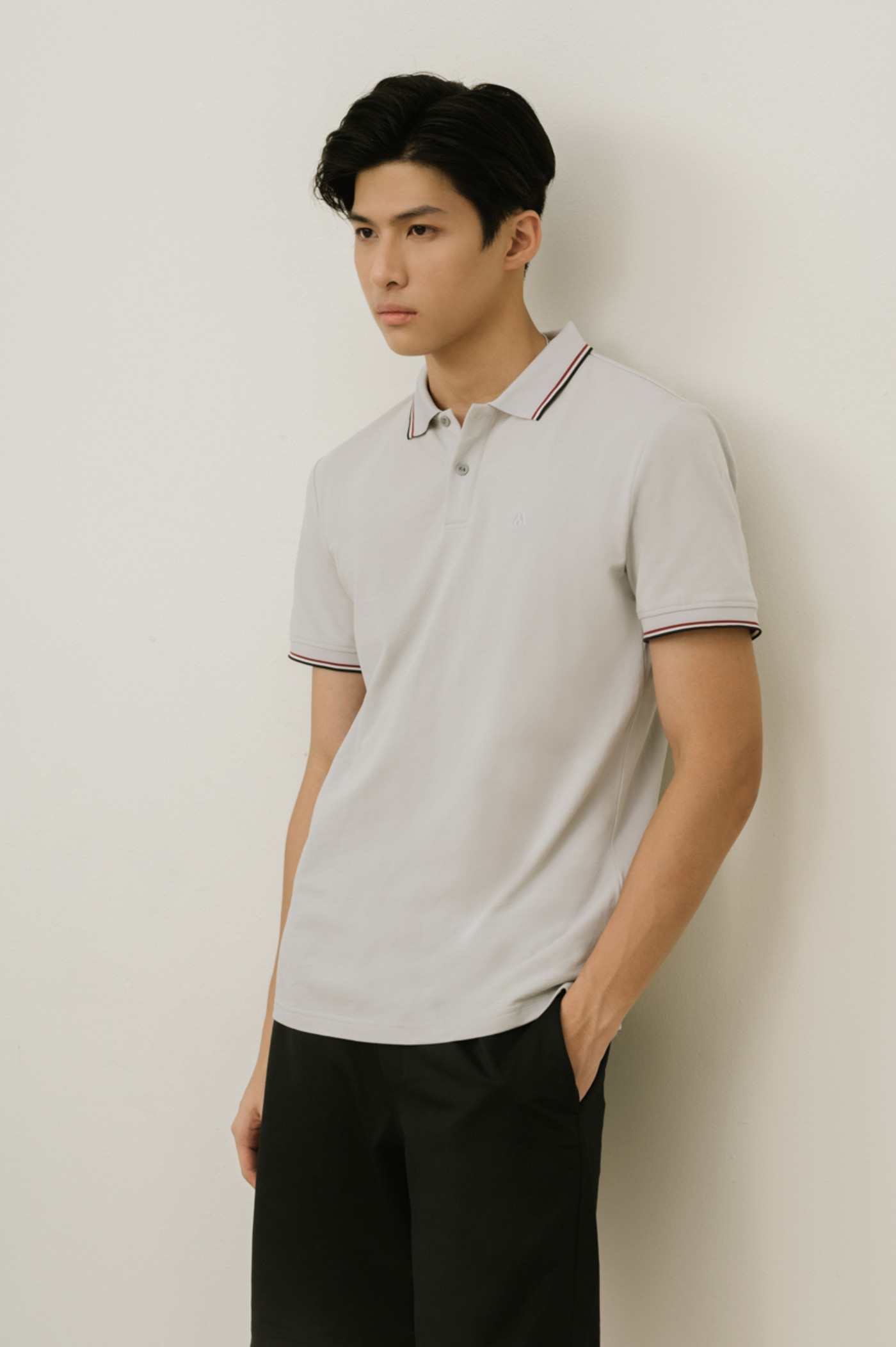 Áo Polo Supima cổ kẻ Devlin