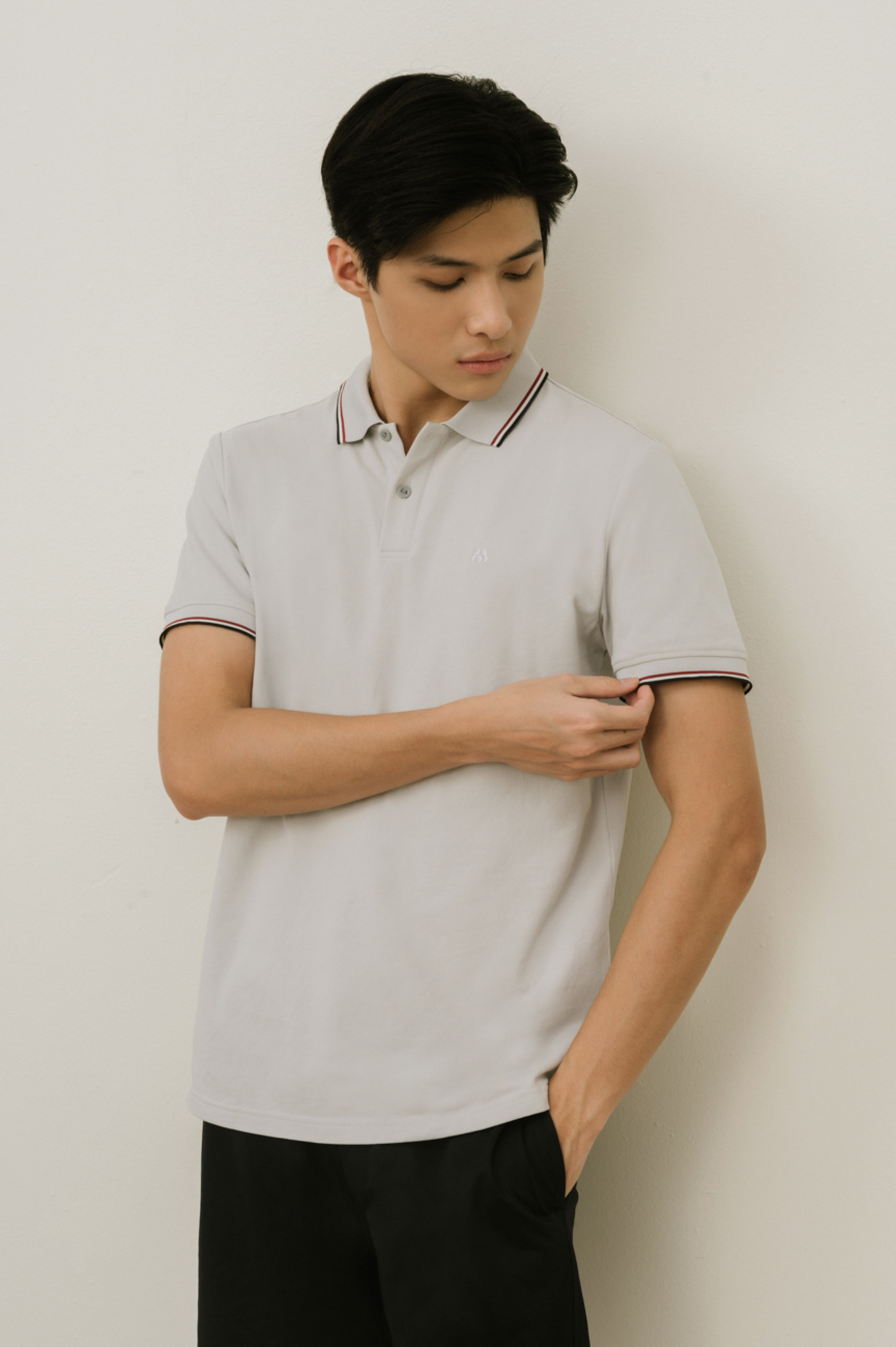 Áo Polo Supima cổ kẻ Devlin