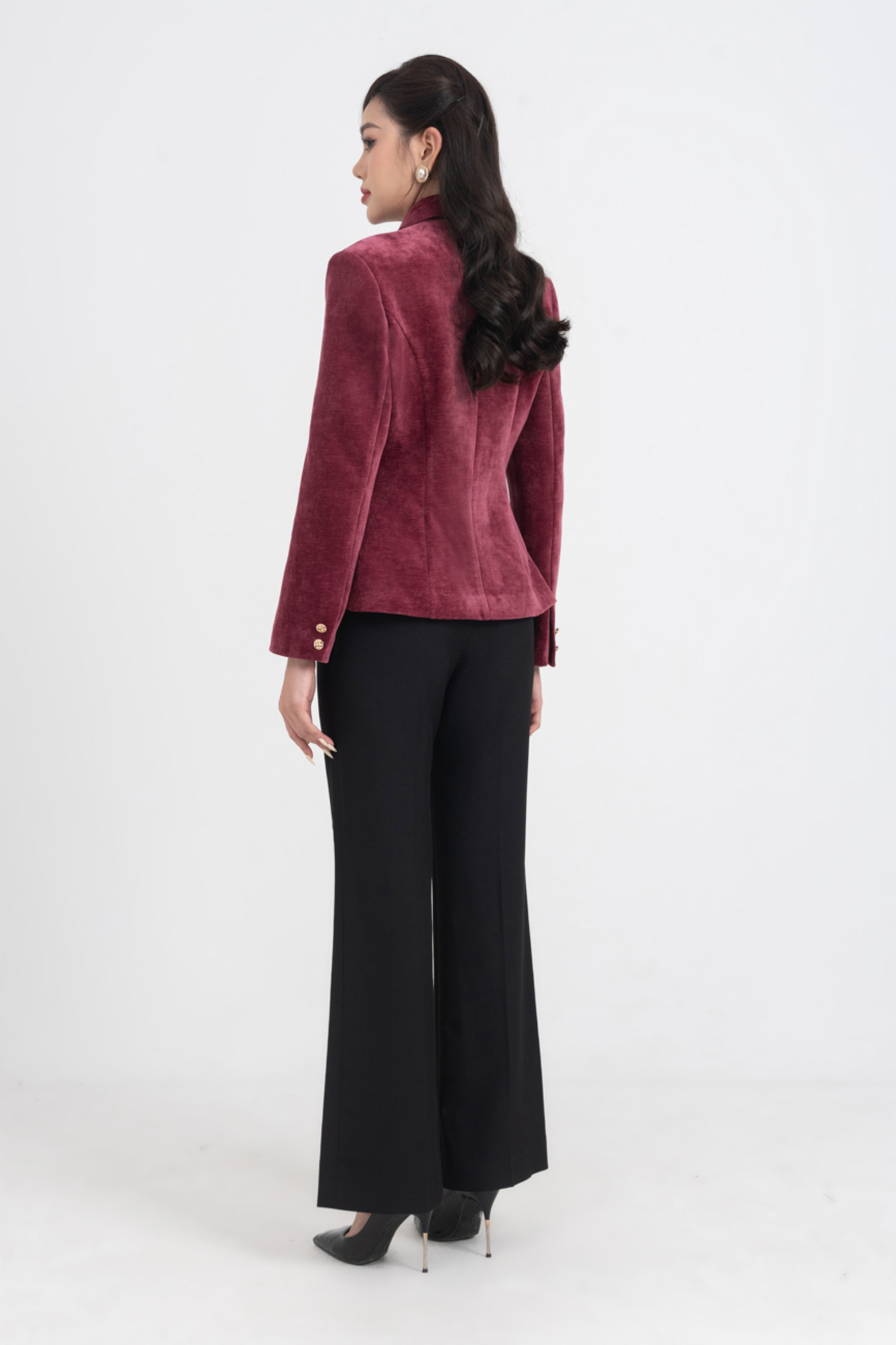 Velvet vest - Áo vest 2 hàng khuy