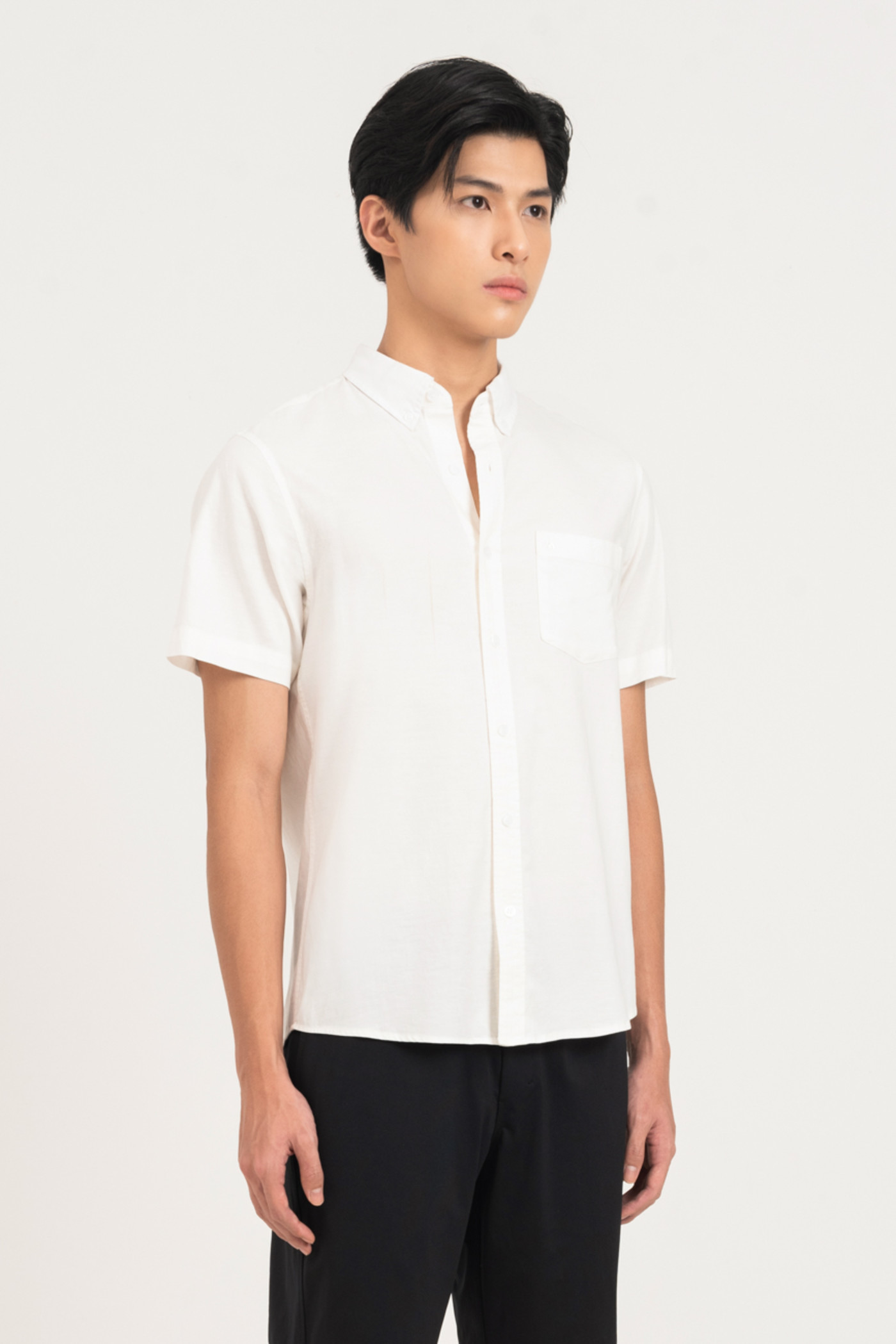 Áo sơ mi trơn cổ đức Resort Shirt